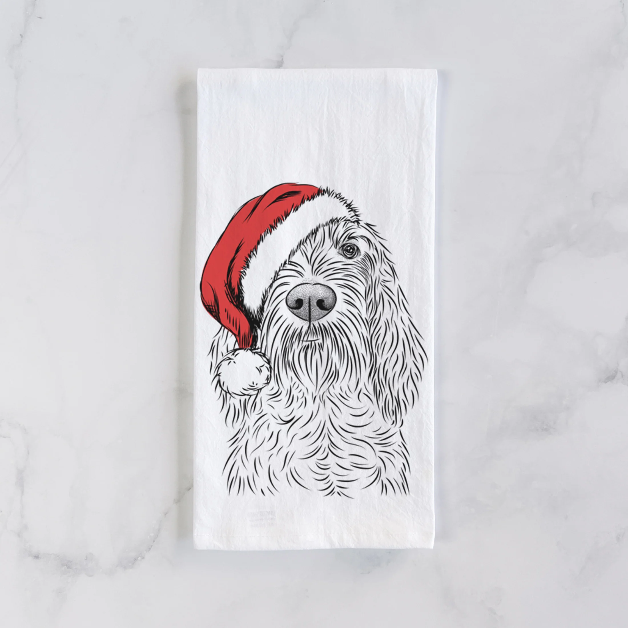 Stefano the Spinone Italiano Tea Towel - Image 2