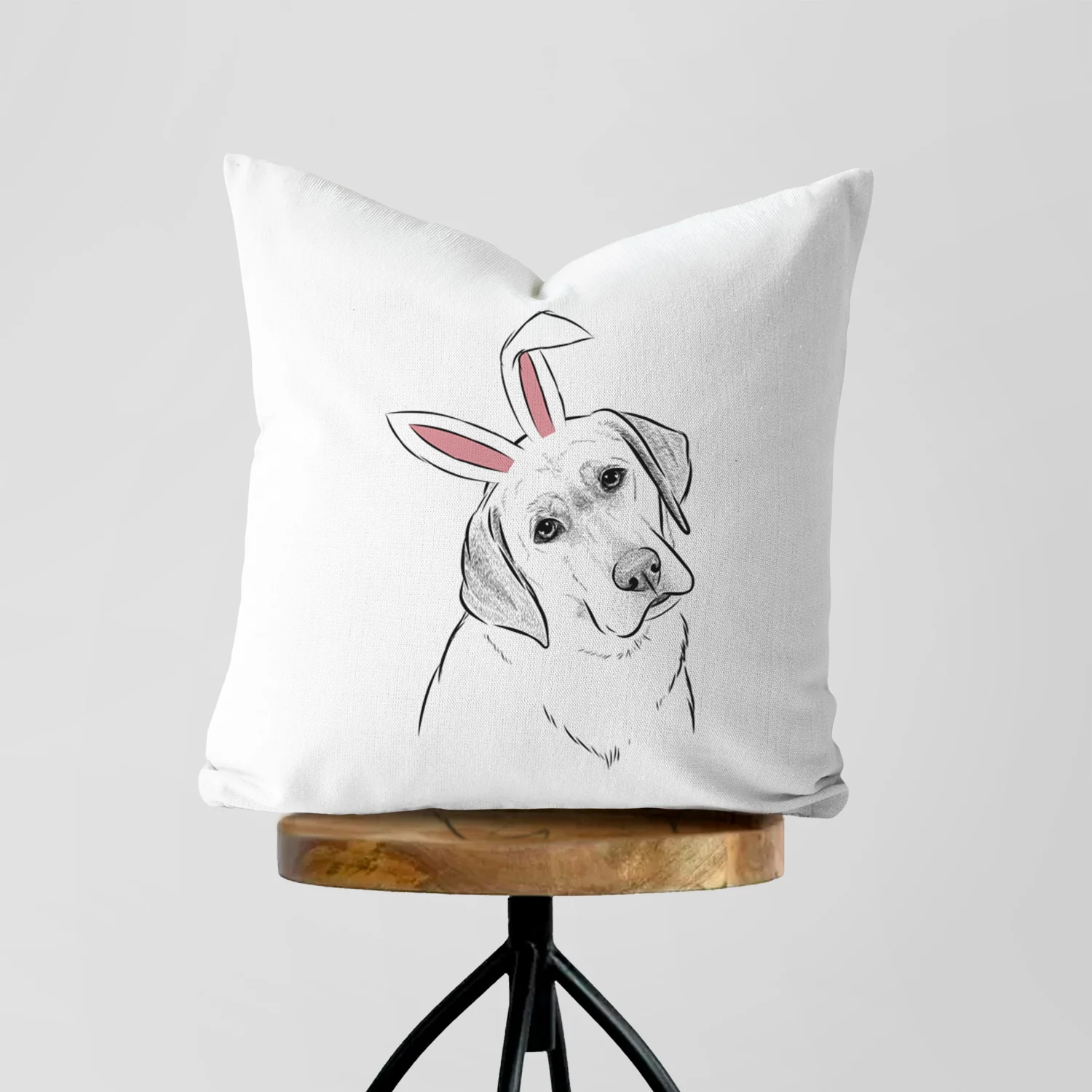 Stella the Yellow Lab - Throw Pillow Cover - Image 5