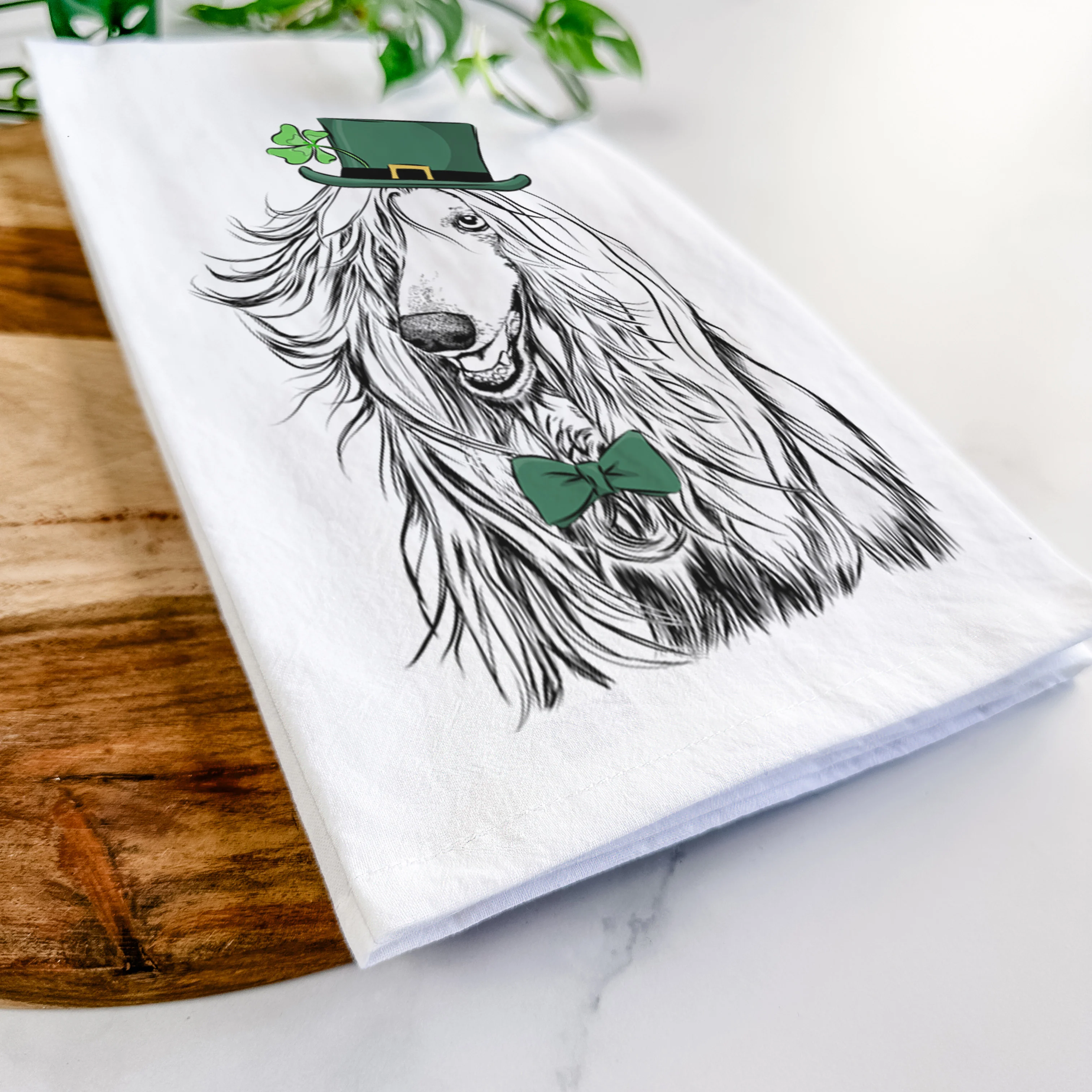 Sterling the Afghan Hound Tea Towel - Image 13