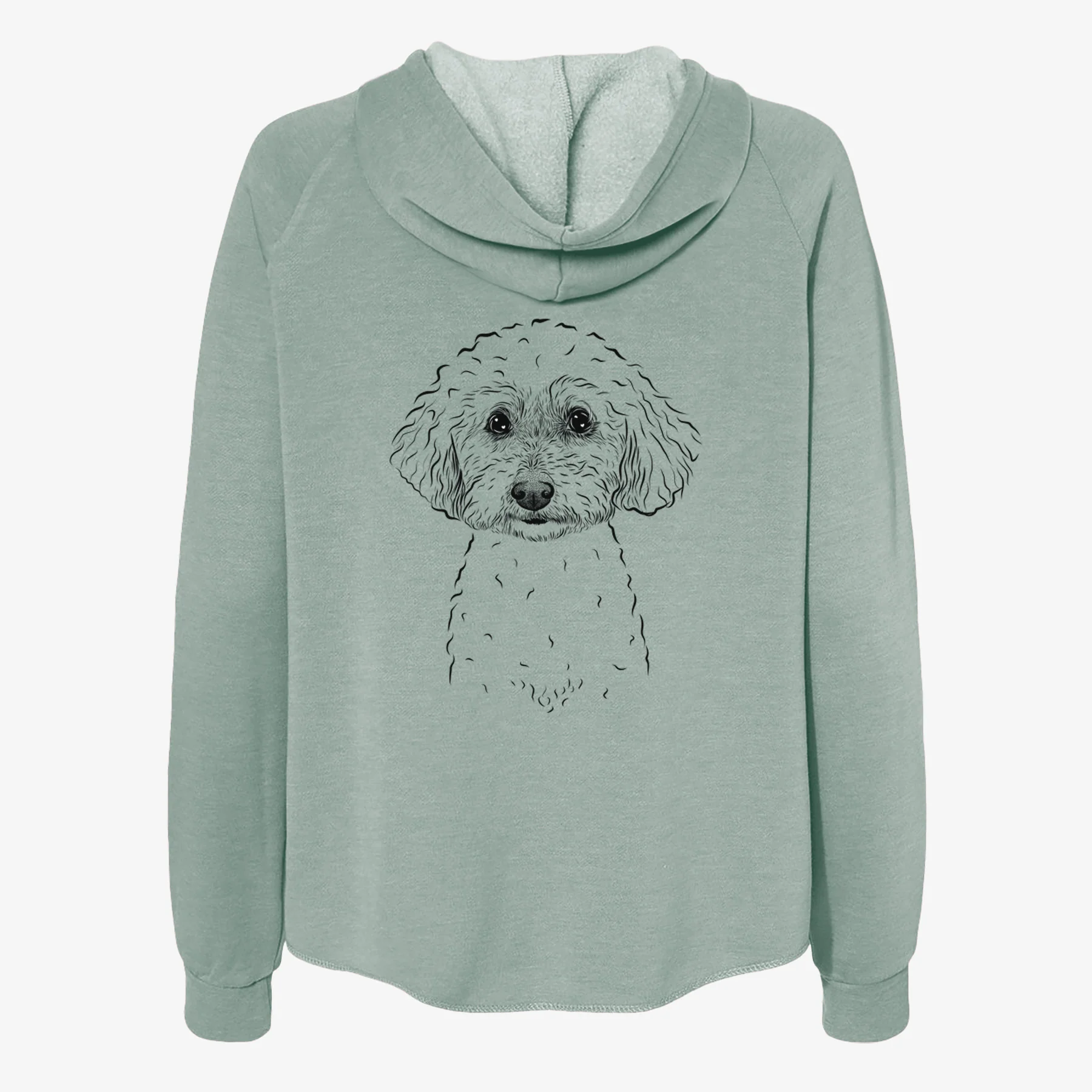 Stitch the Bichonpoo - Women's Cali Wave Zip-Up Sweatshirt - Image 4