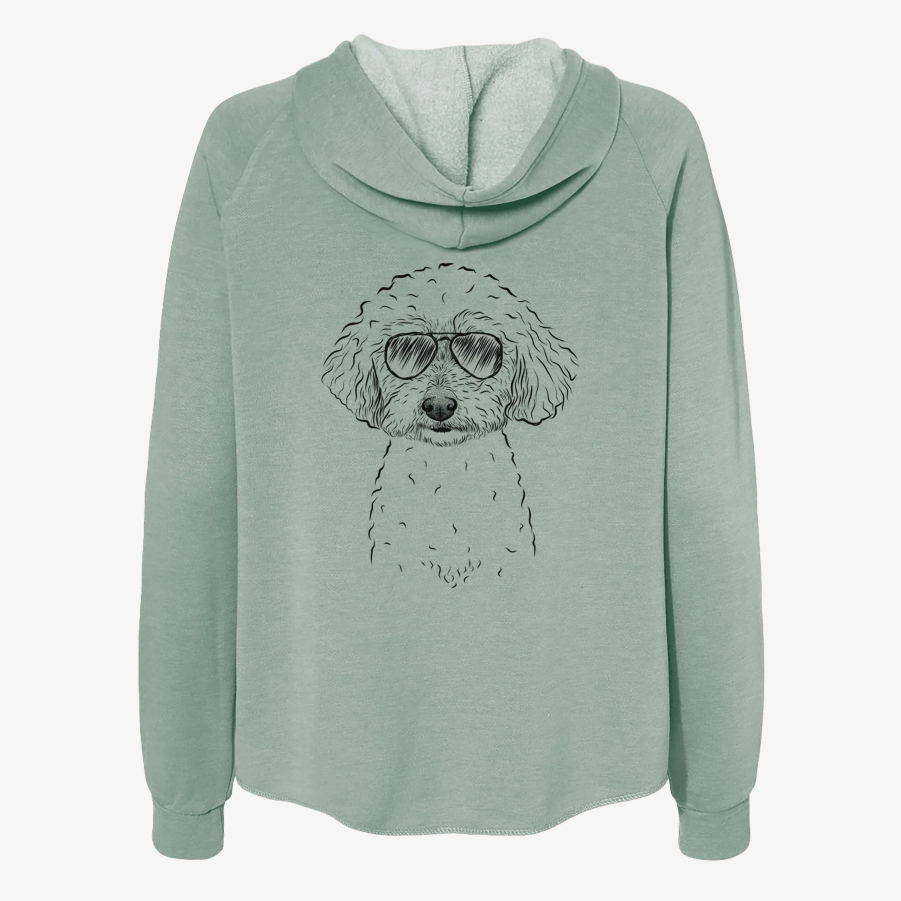 Stitch the Bichonpoo - Women's Cali Wave Zip-Up Sweatshirt - Image 7