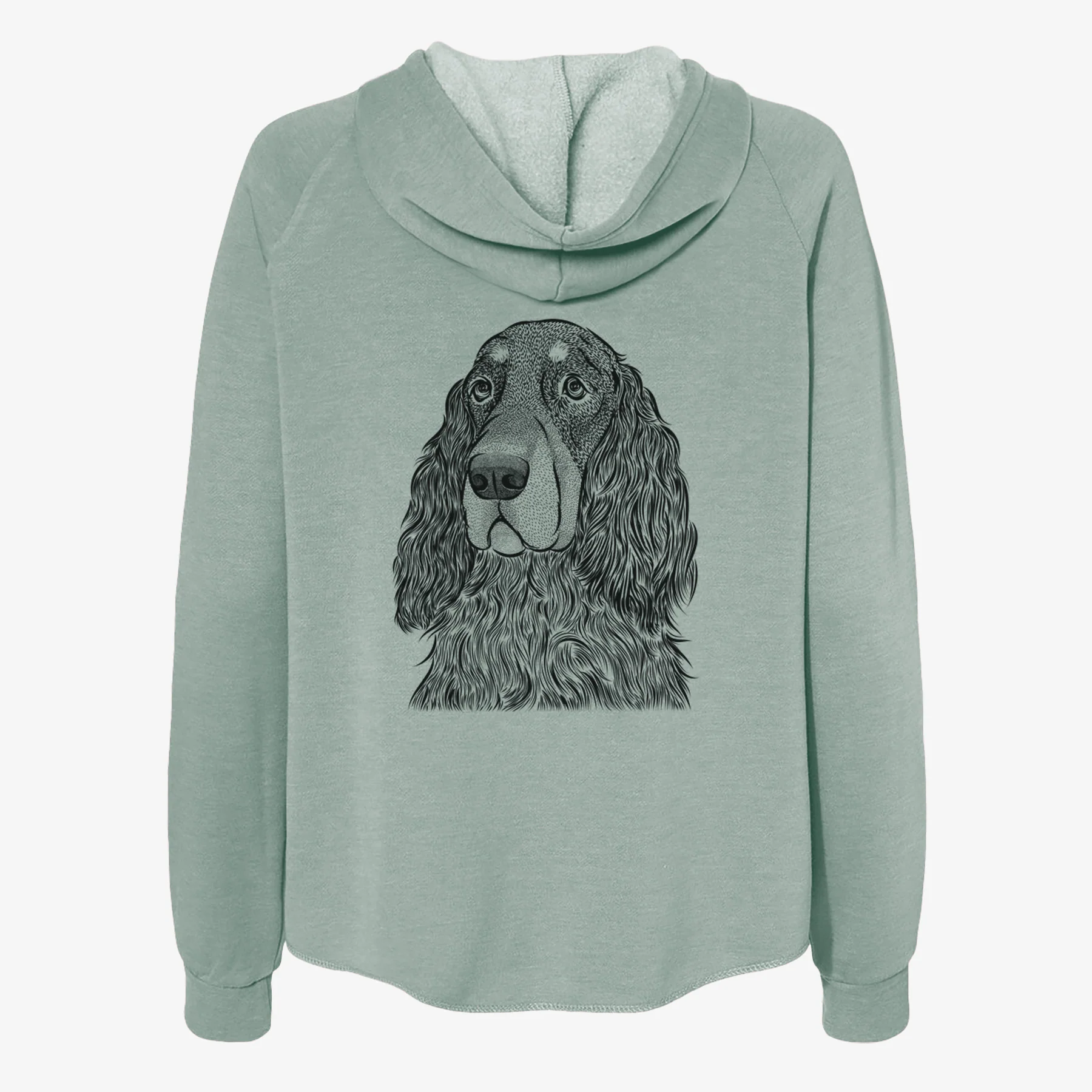 Stormy the Gordon Setter - Women's Cali Wave Zip-Up Sweatshirt - Image 4