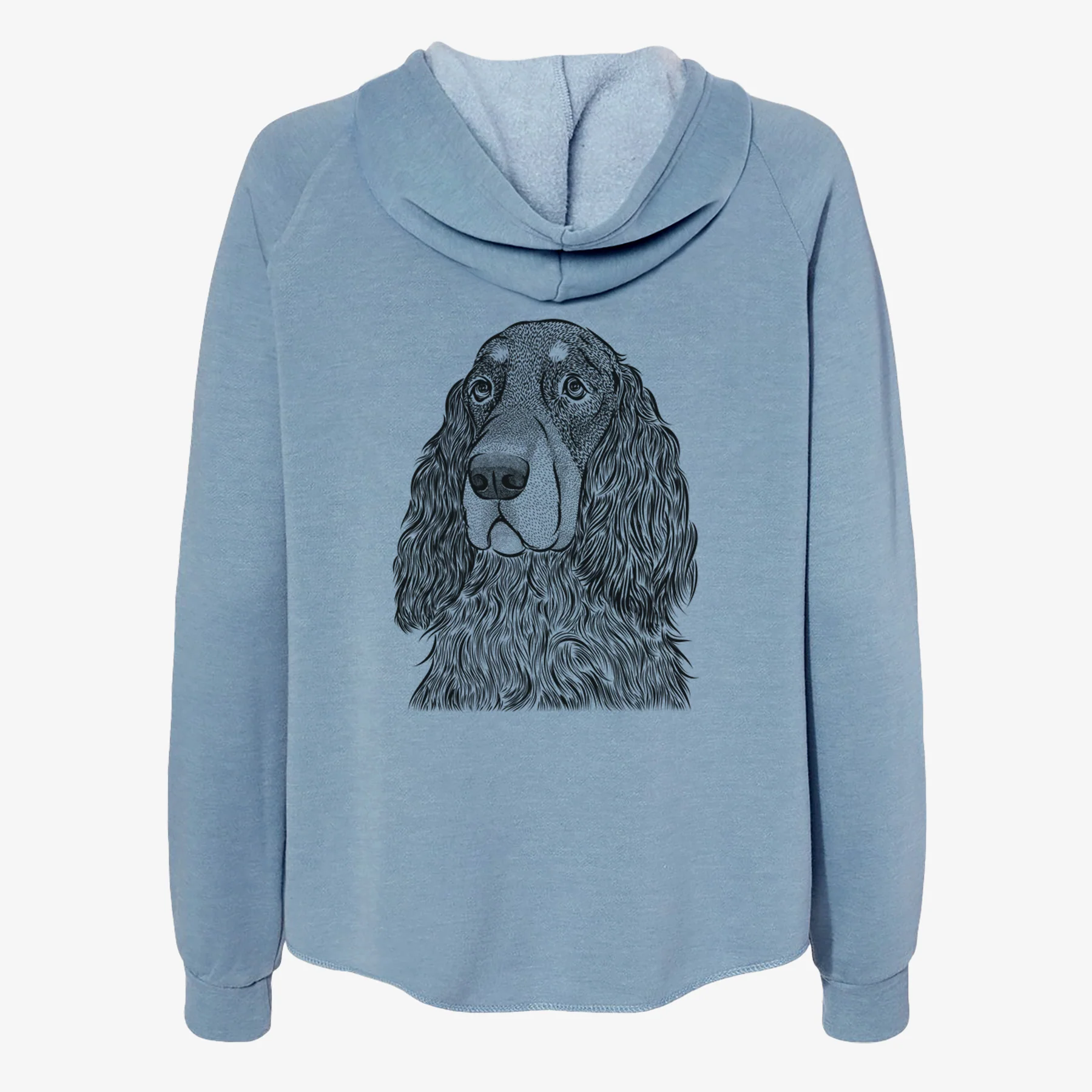 Stormy the Gordon Setter - Women's Cali Wave Zip-Up Sweatshirt - Image 6