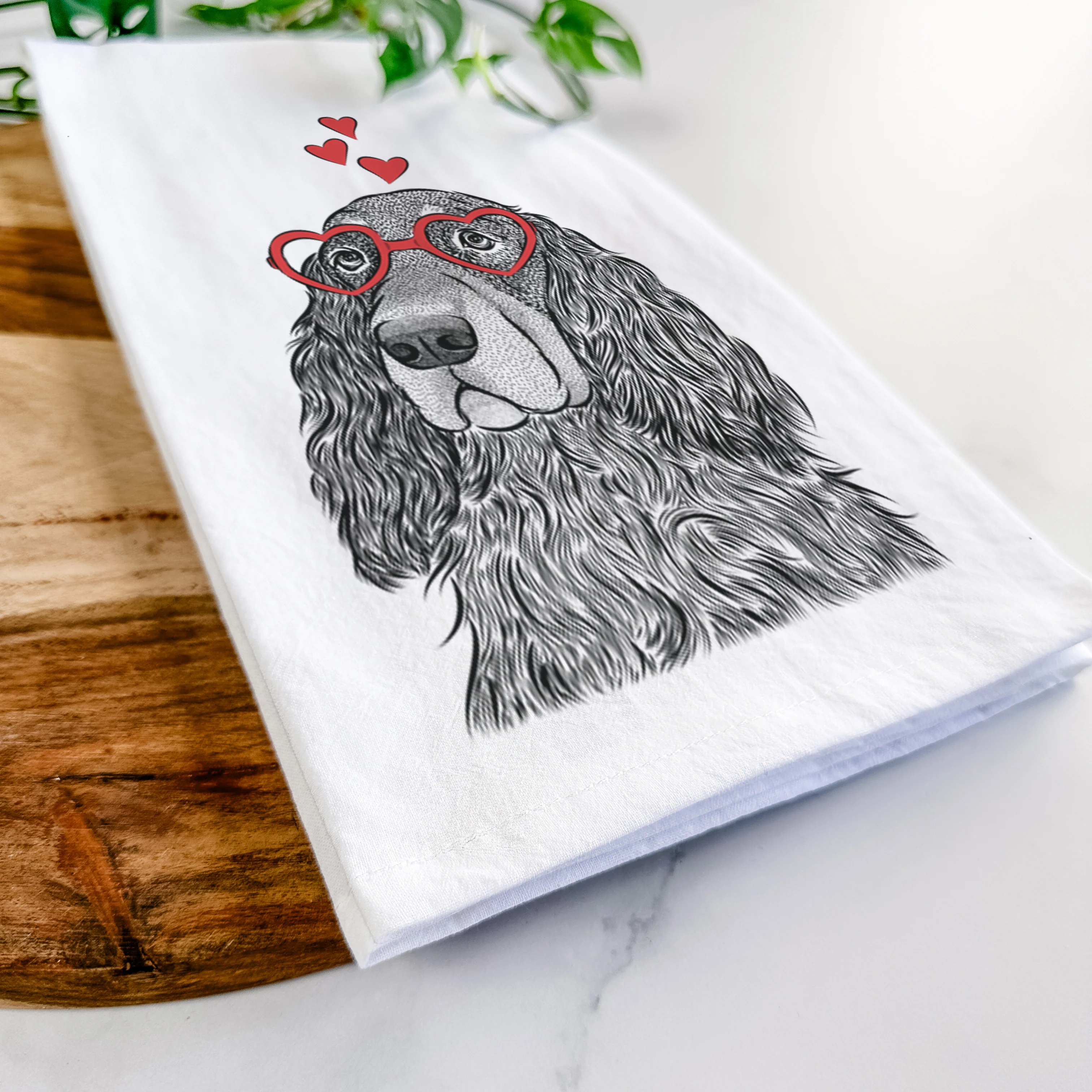 Stormy the Gordon Setter Tea Towel - Image 7