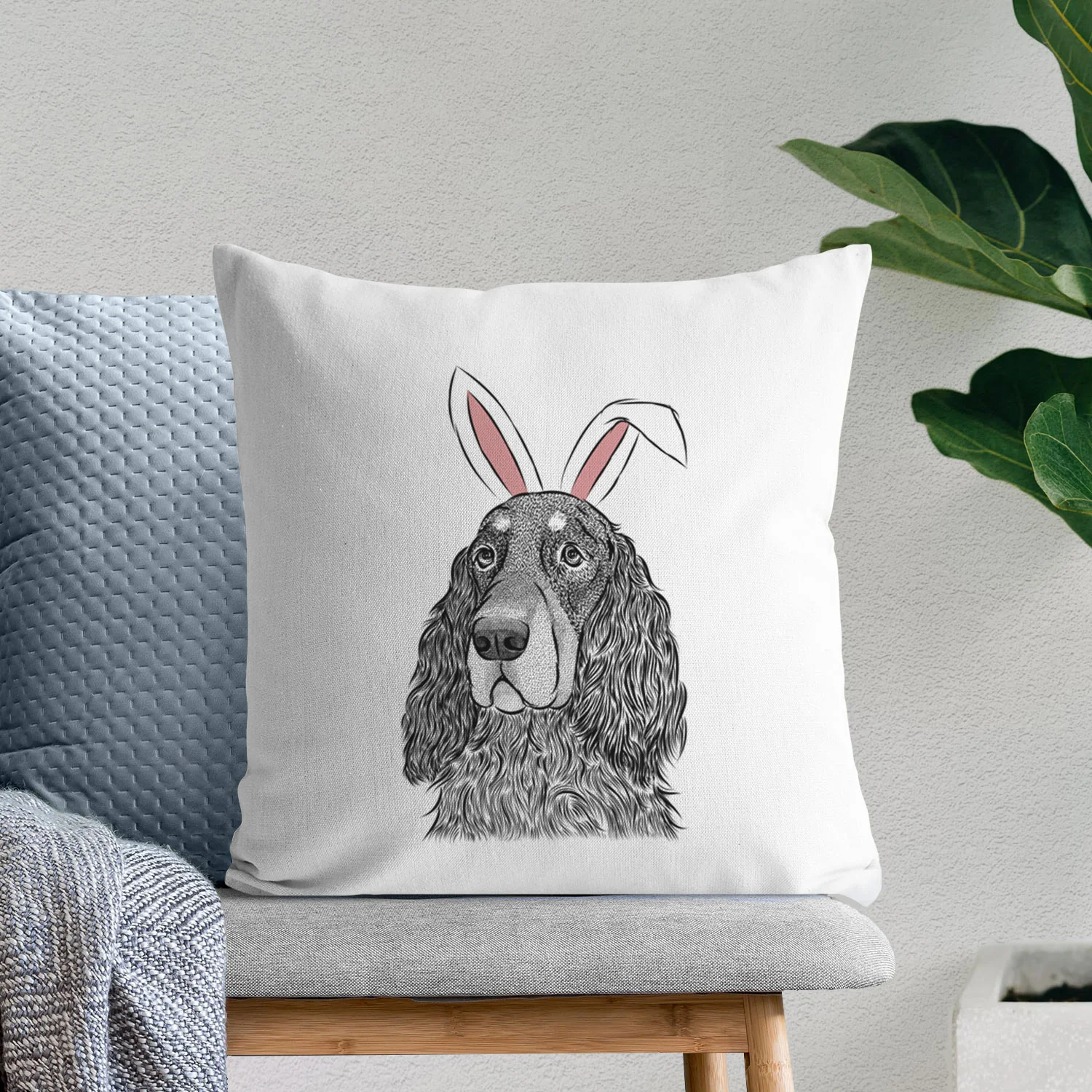 Stormy the Gordon Setter - Throw Pillow Cover - Image 11