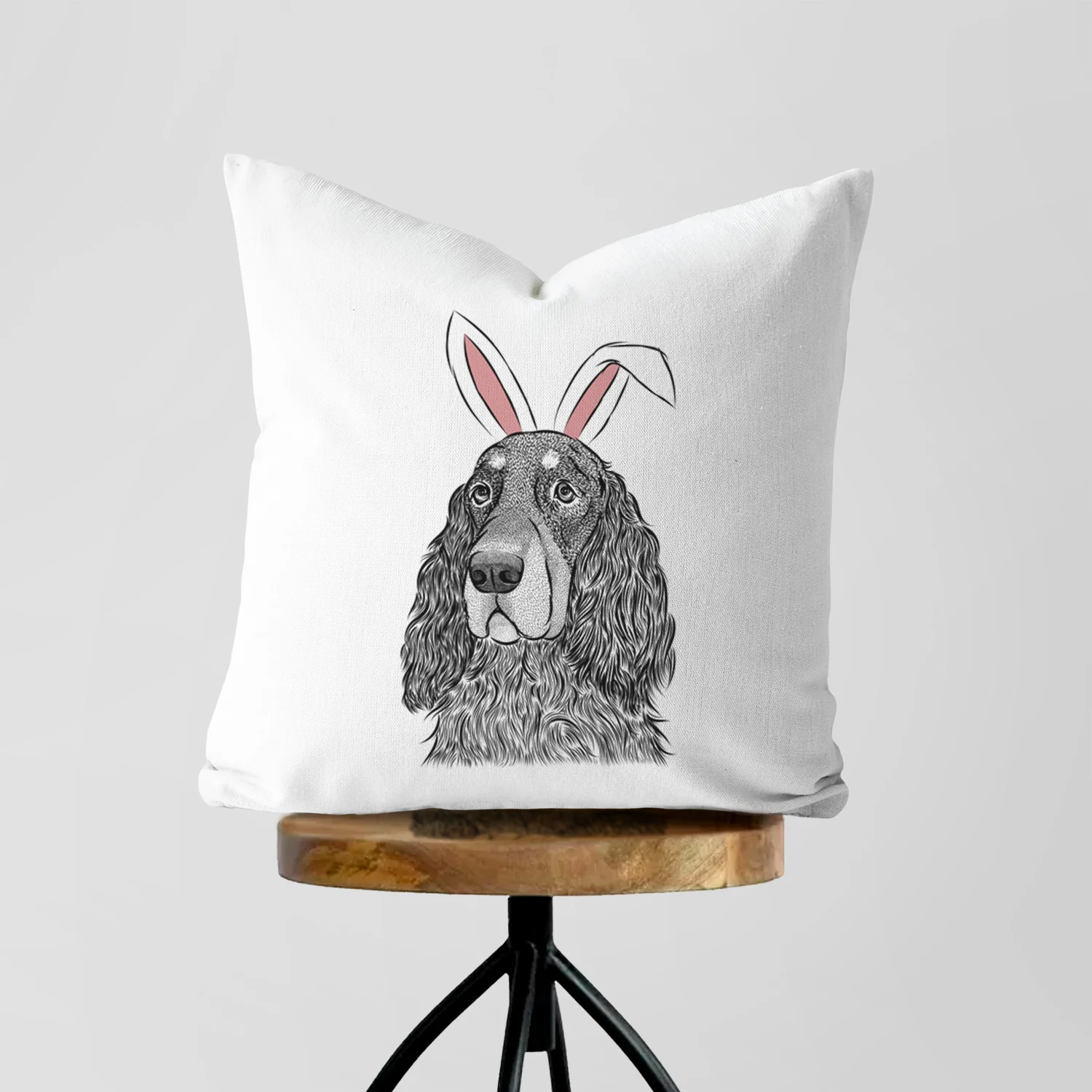Stormy the Gordon Setter - Throw Pillow Cover - Image 5