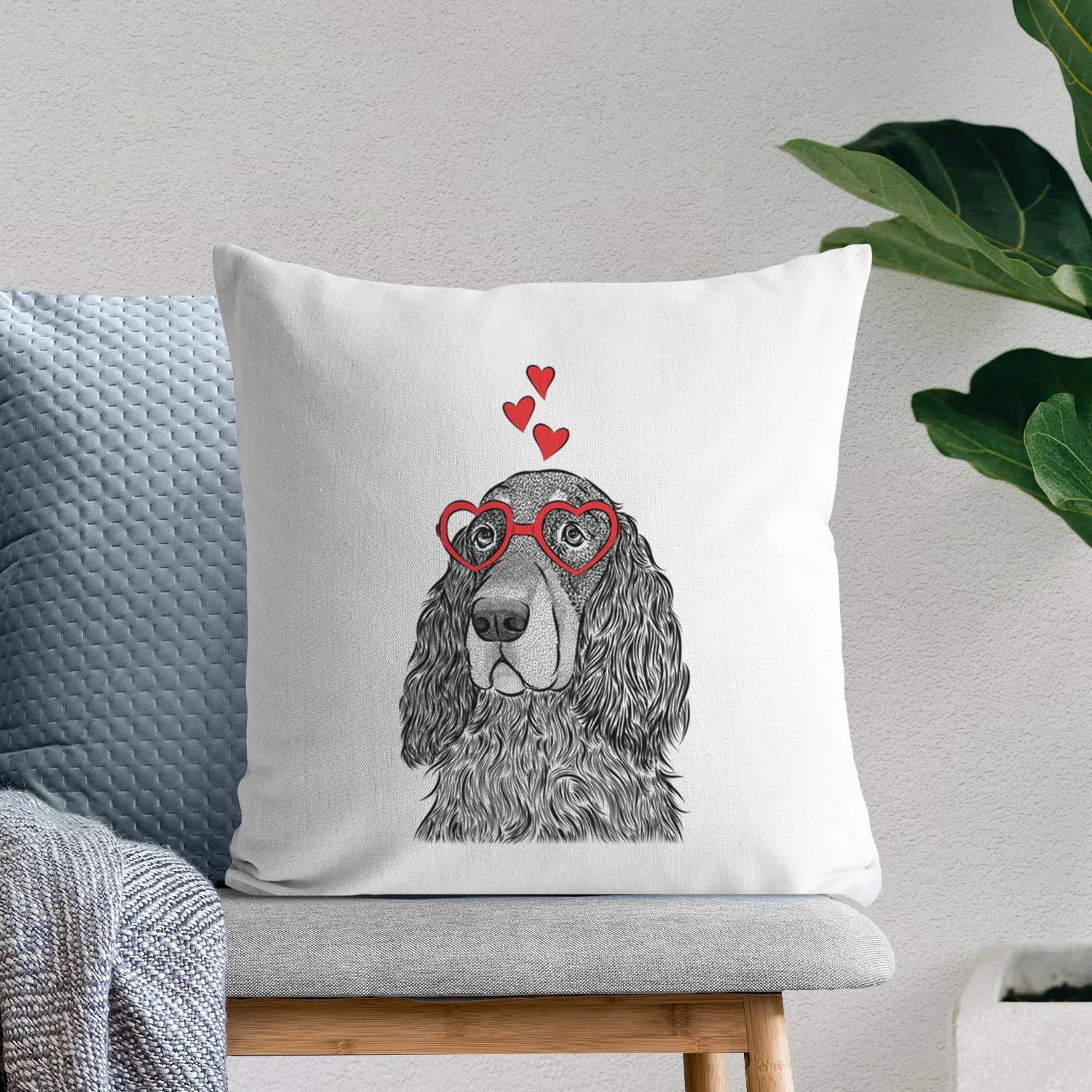 Stormy the Gordon Setter - Throw Pillow Cover - Image 7