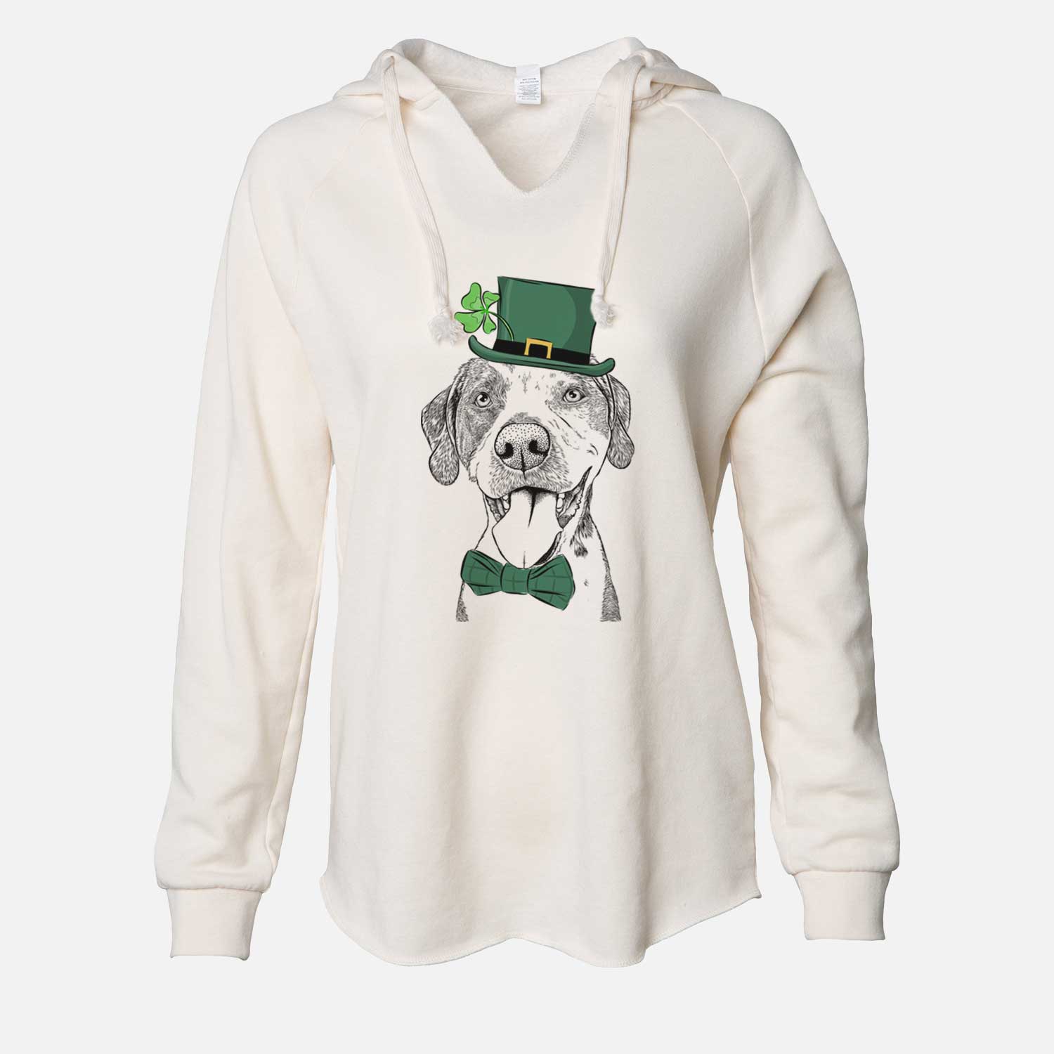 St. Patrick's Ace Boogie the Mixed Breed - Cali Wave Hooded Sweatshirt - Image 7