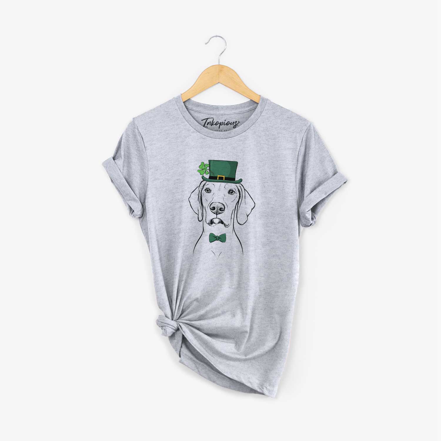 St. Patrick's Almond the Vizmaraner - Unisex Crewneck - Image 5