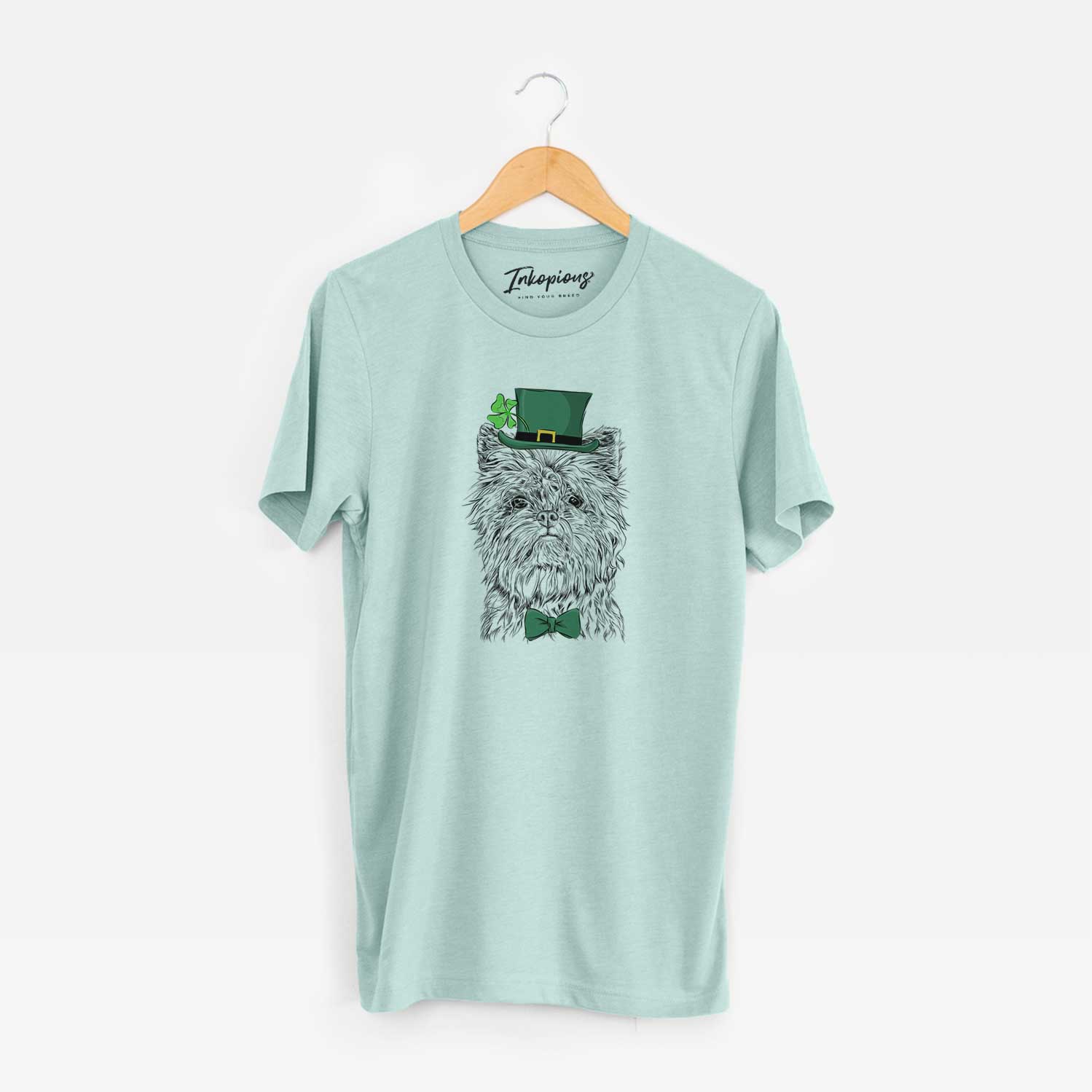 St. Patrick's Alvin the Affenpinscher - Unisex Crewneck - Image 7
