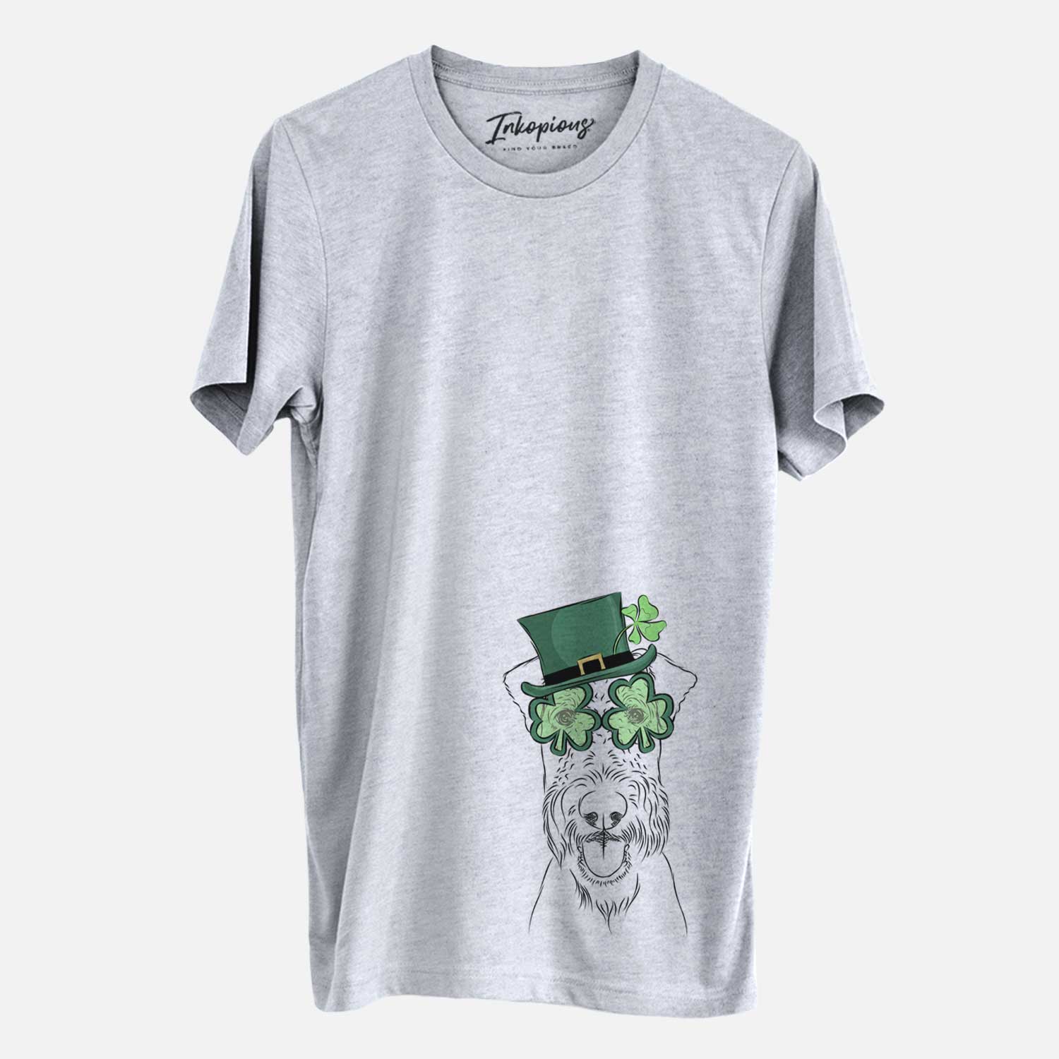 St. Patrick's Andy the Airedale Terrier - Unisex Crewneck - Image 2