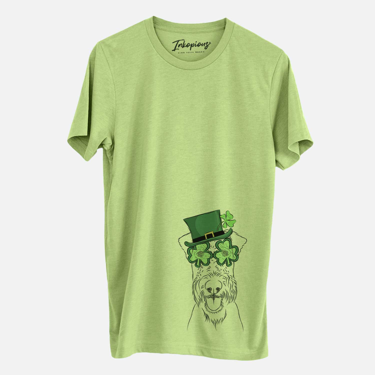 St. Patrick's Andy the Airedale Terrier - Unisex Crewneck - Image 3