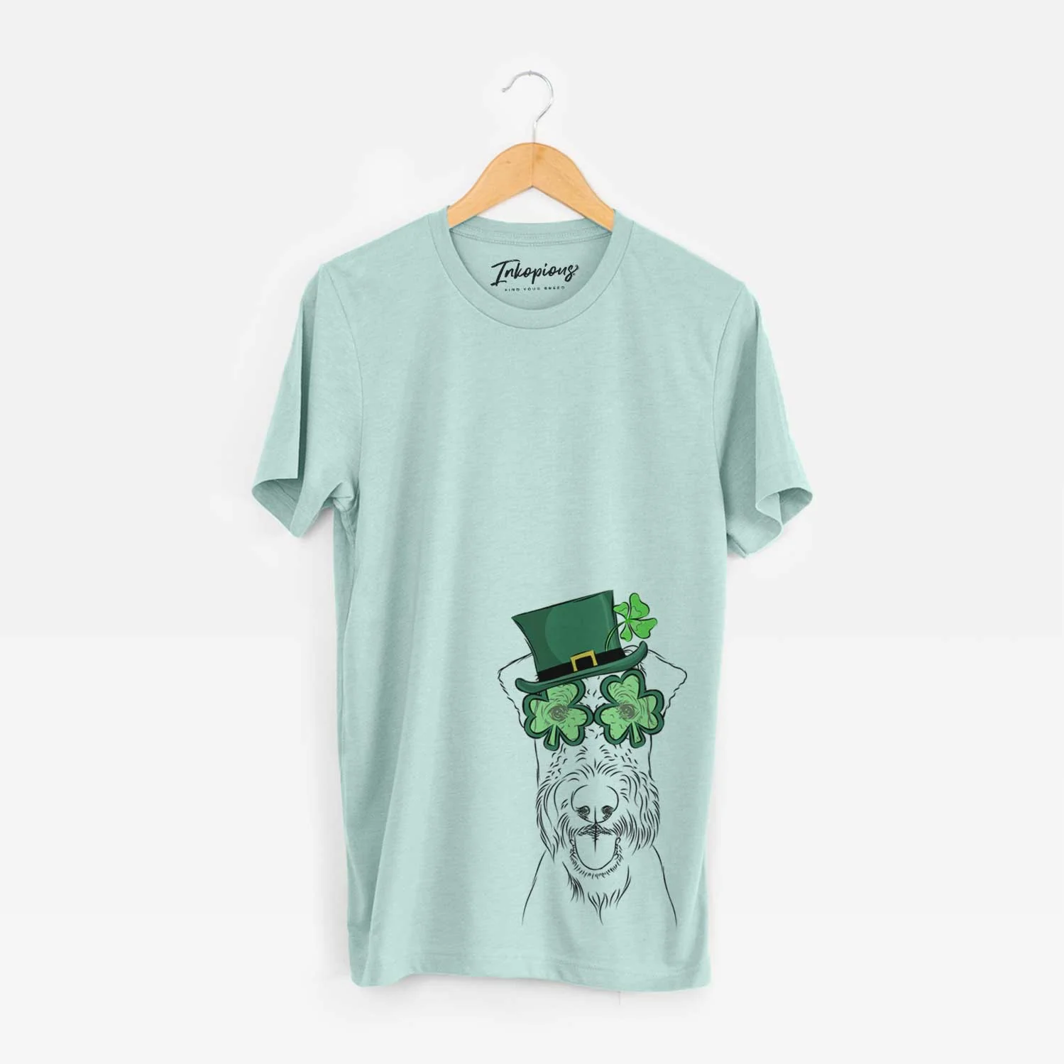 St. Patrick's Andy the Airedale Terrier - Unisex Crewneck - Image 4