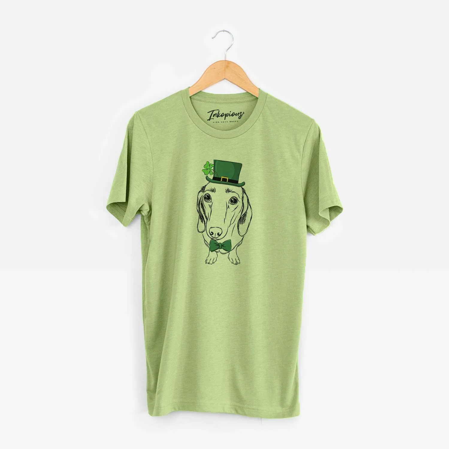 St. Patrick's Annabelle the Dachshund - Unisex Crewneck - Image 6
