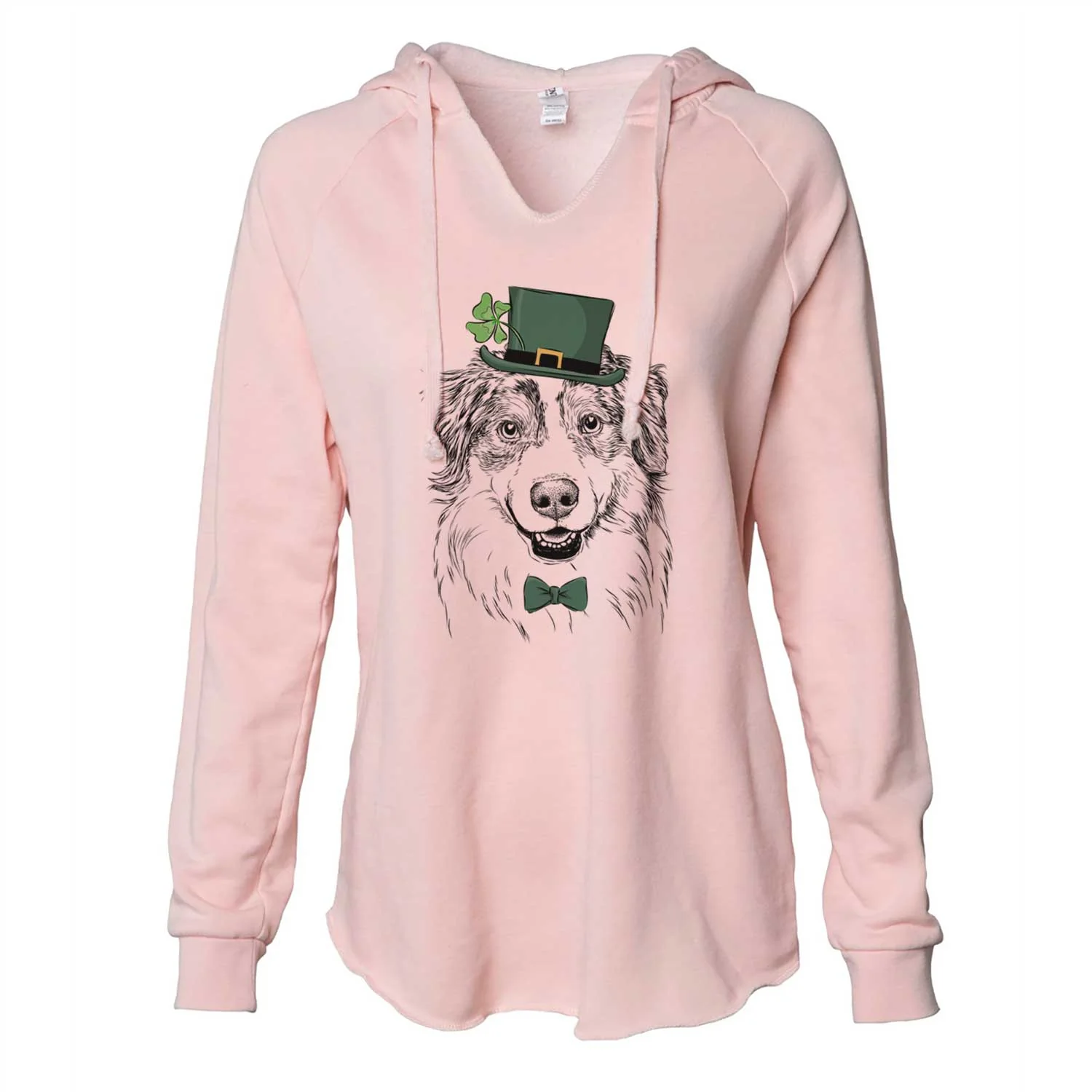 St. Patrick's Aonghus the Australian Shepherd - Cali Wave Hooded Sweatshirt - Image 4