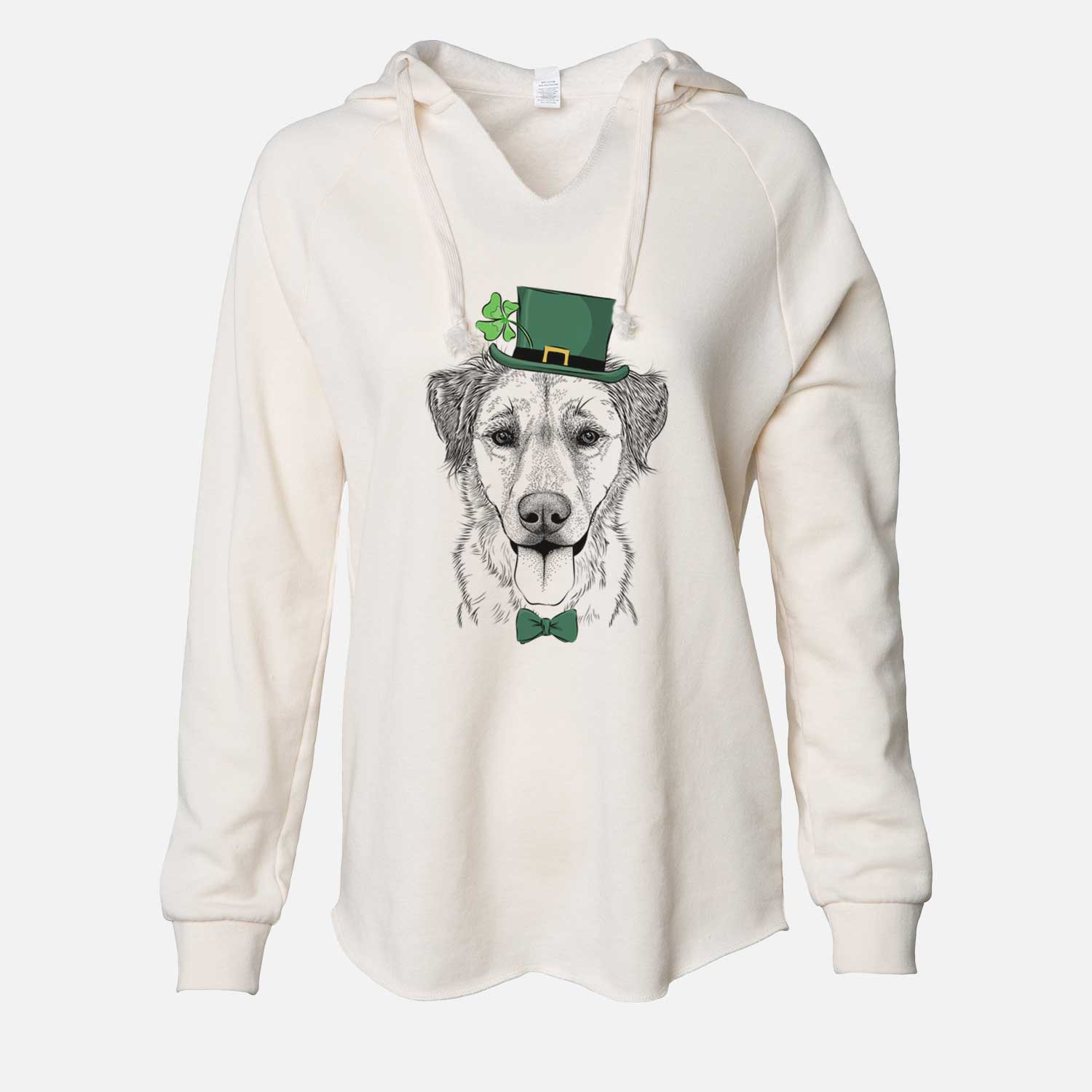 St. Patrick's Apollo the Mixed Breed - Cali Wave Hooded Sweatshirt - Image 7