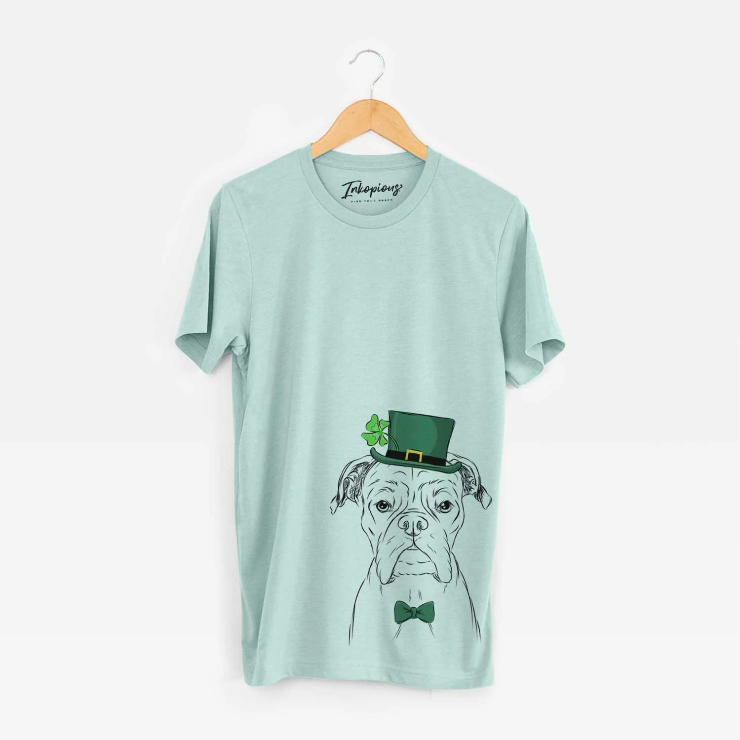 St. Patrick's Axel the Boxer - Unisex Crewneck - Image 4