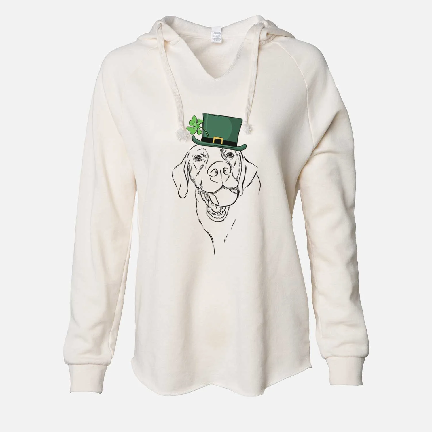 St. Patrick's Bailey the Labrador Retriever - Cali Wave Hooded Sweatshirt - Image 7
