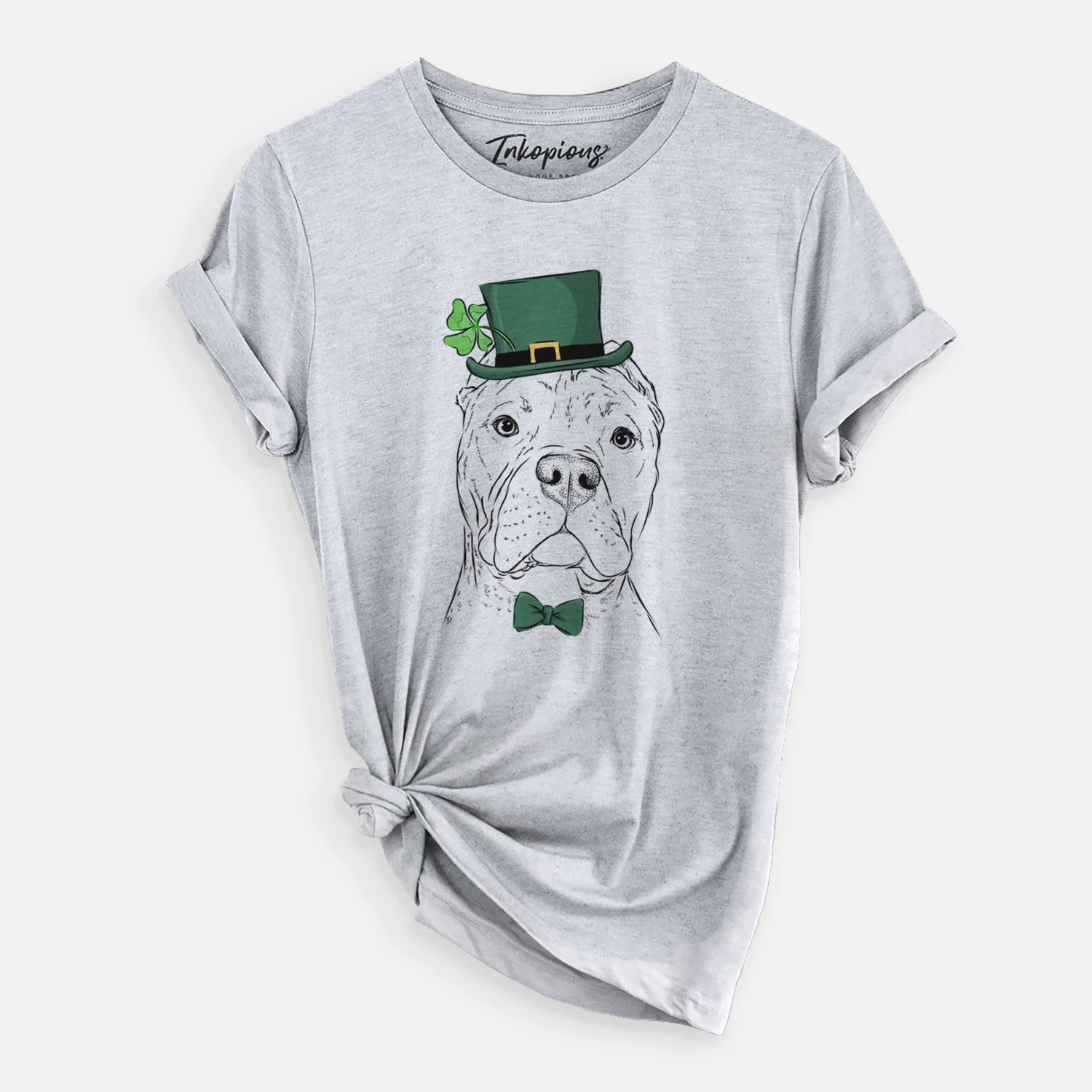 St. Patrick's Bam Bam the Pitbull - Unisex Crewneck - Image 5