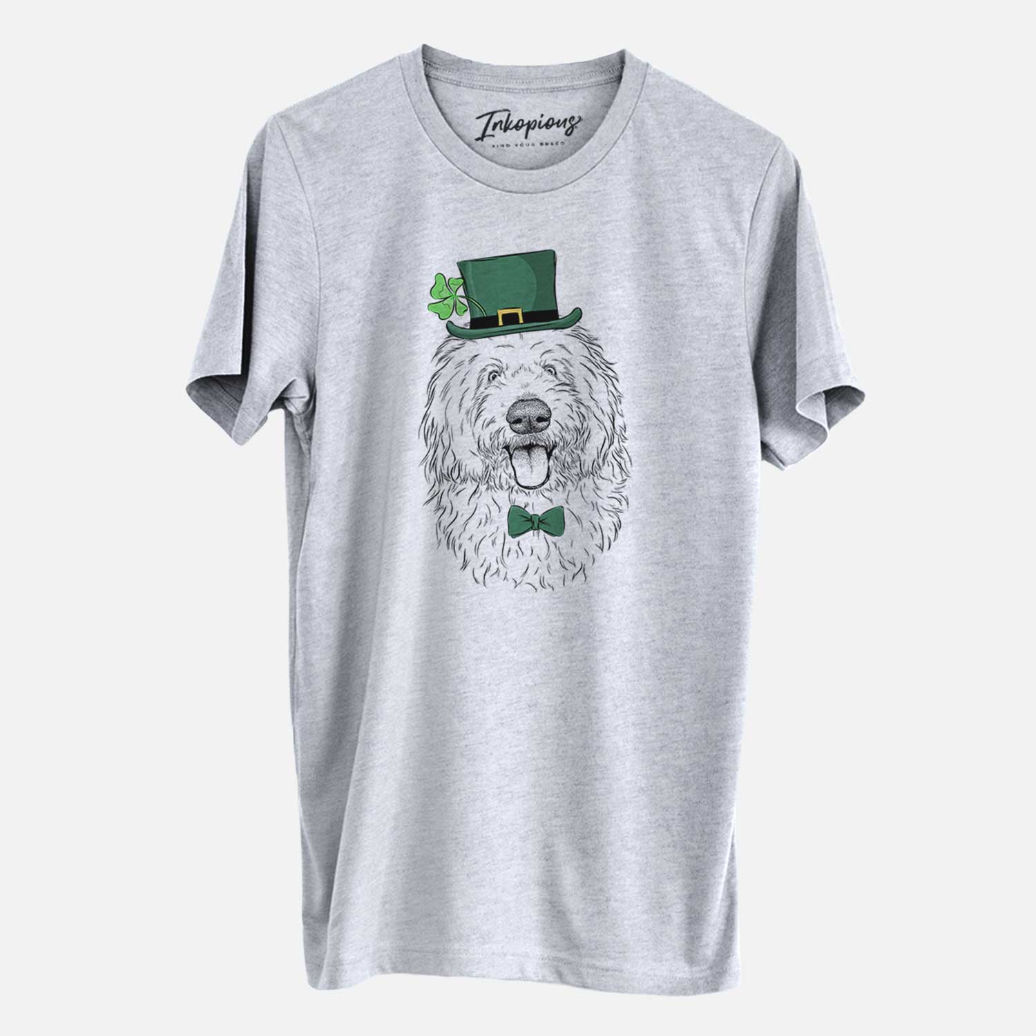 St. Patrick's Barry the Old English Sheepdog - Unisex Crewneck - Image 5