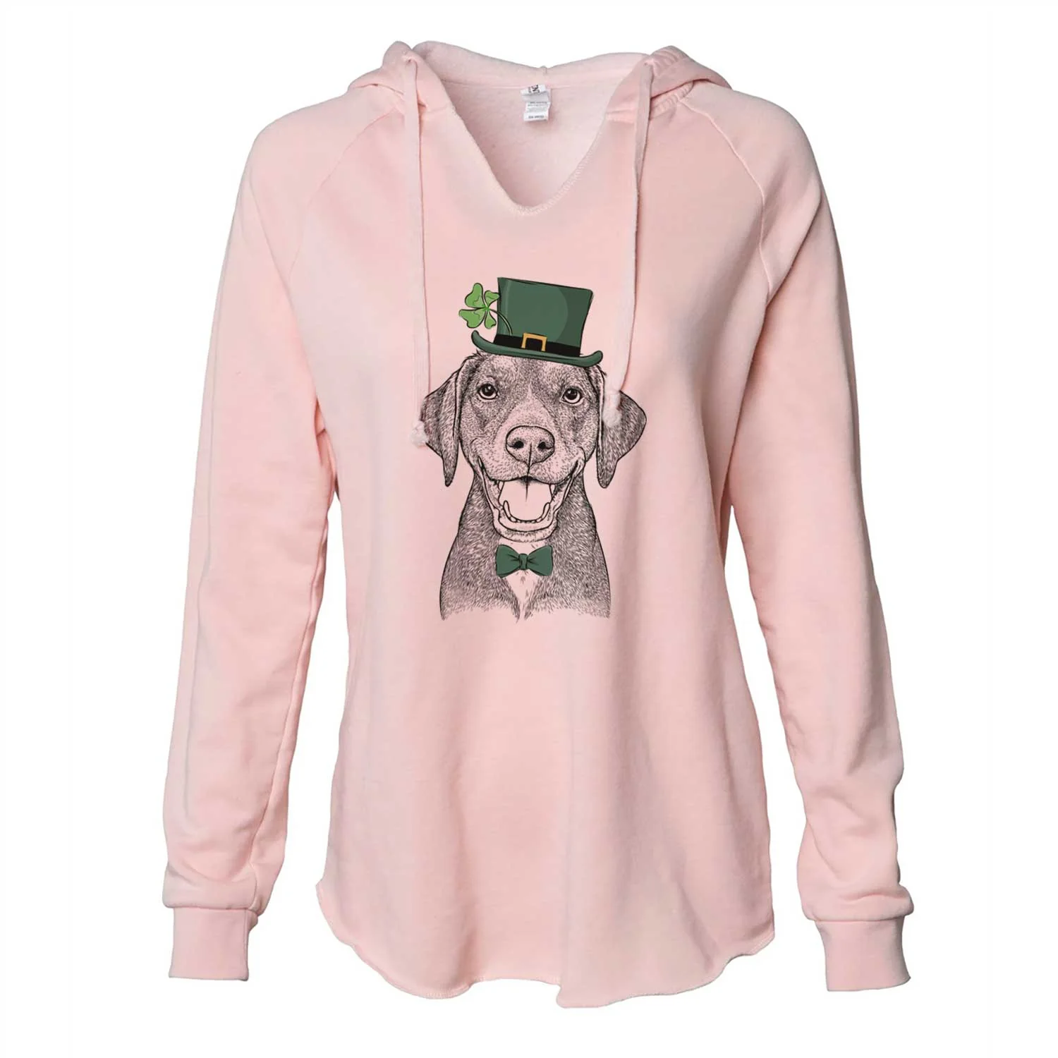 St. Patrick's Beaver the Hound Mix - Cali Wave Hooded Sweatshirt - Image 4