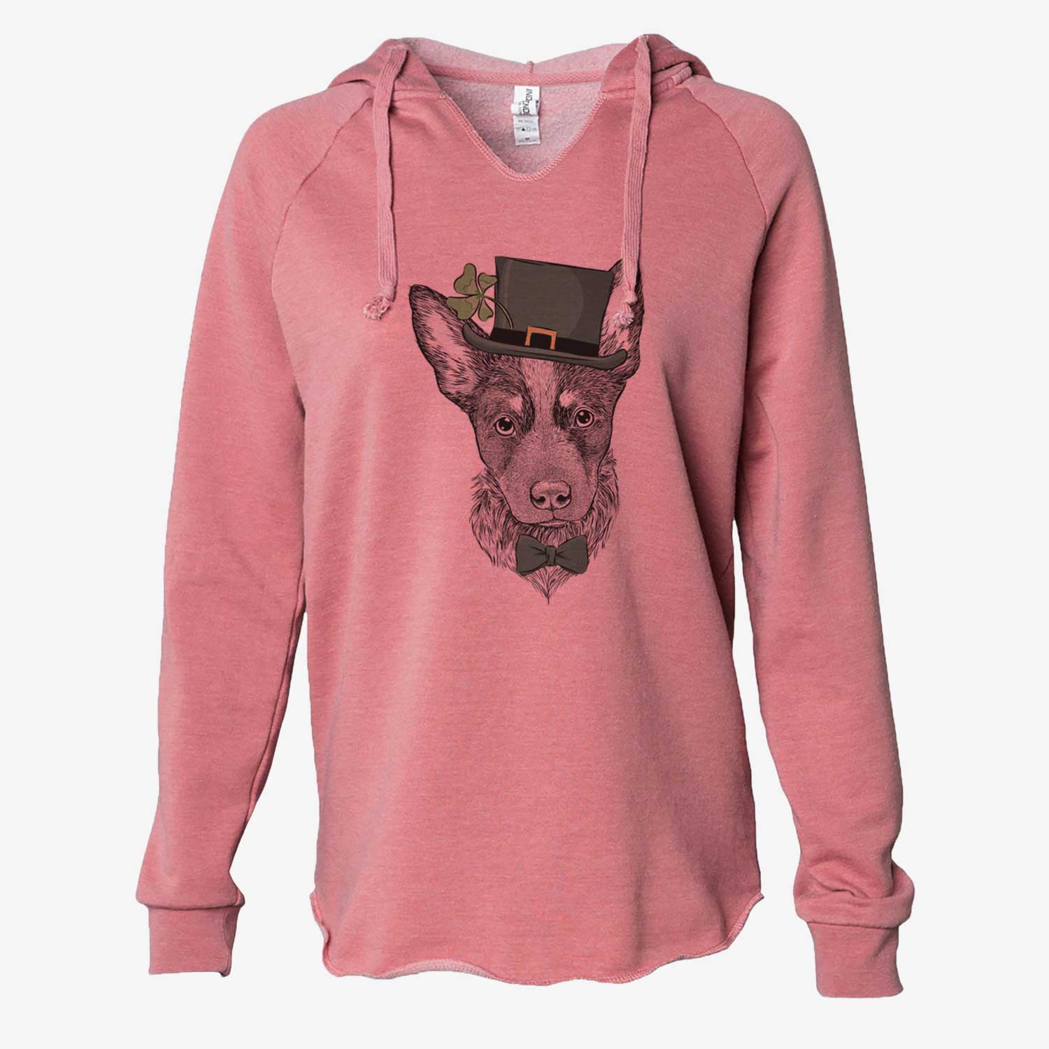 St. Patrick's Bella the Blue Heeler Puppy - Cali Wave Hooded Sweatshirt - Image 5