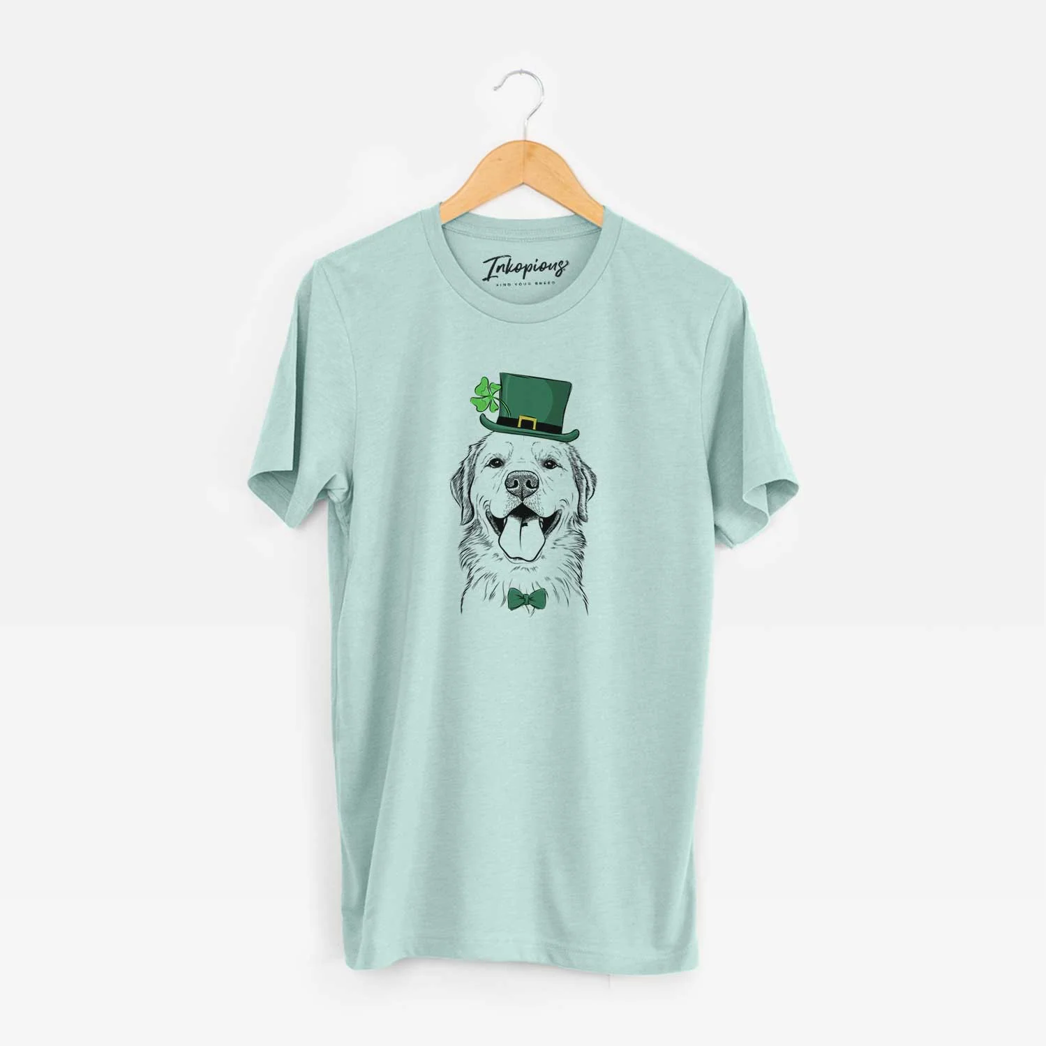 St. Patrick's Bennett the Golden Retriever - Unisex Crewneck - Image 7