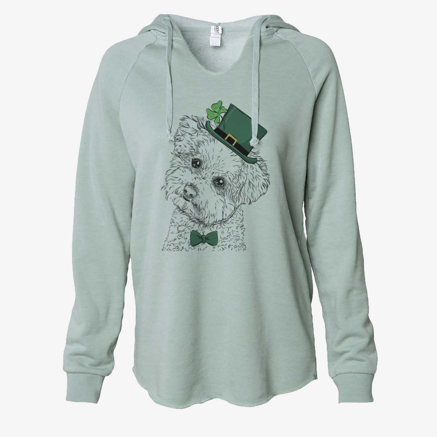 St. Patrick's Bento the Bolognese - Cali Wave Hooded Sweatshirt - Image 6