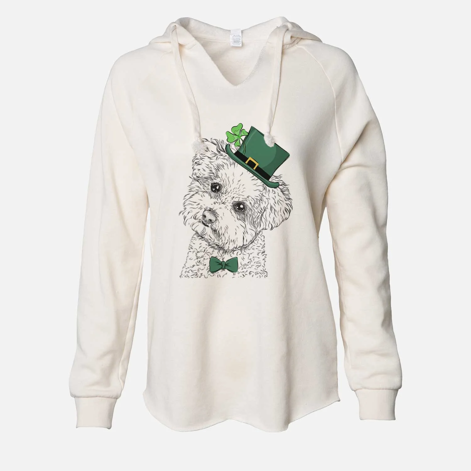 St. Patrick's Bento the Bolognese - Cali Wave Hooded Sweatshirt - Image 7