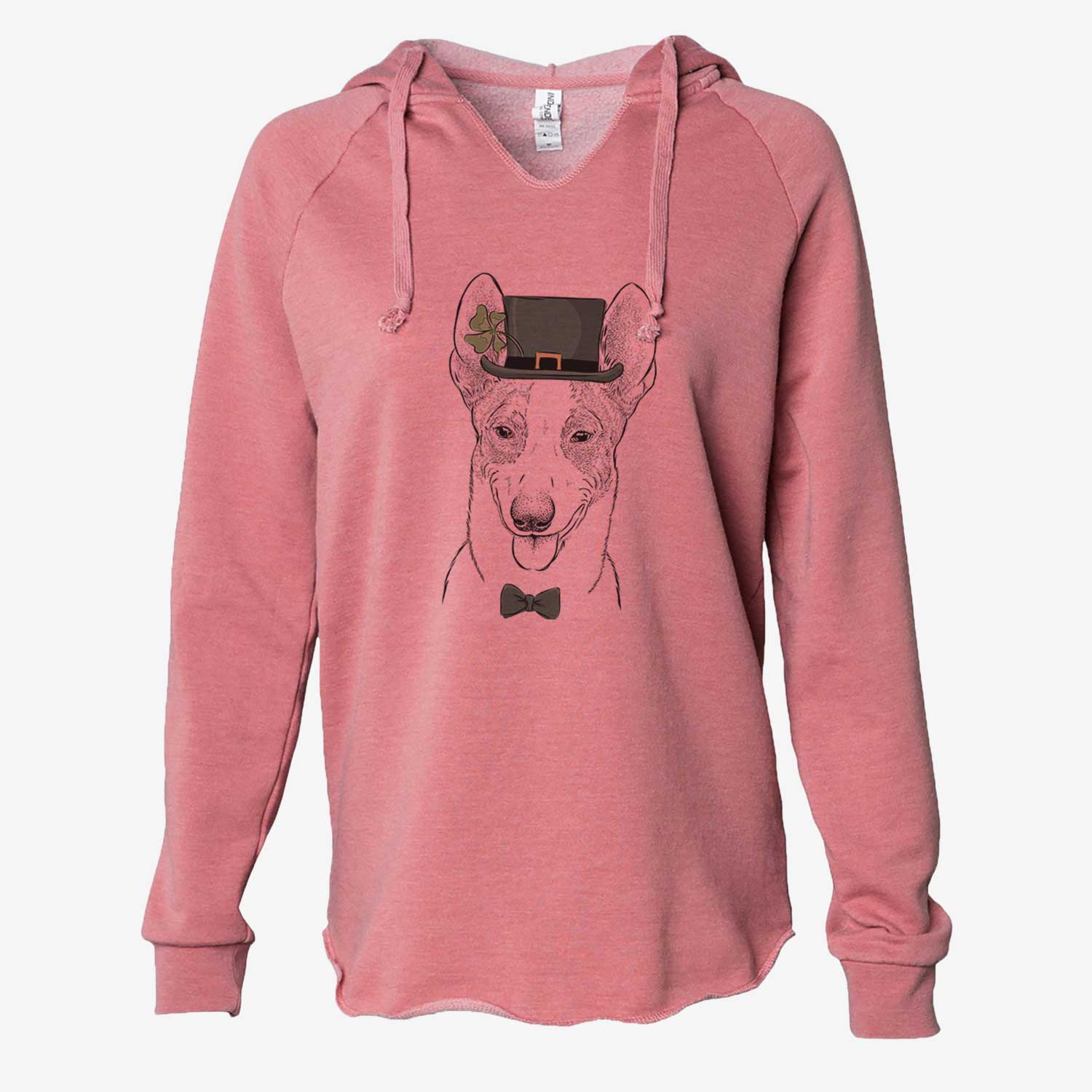 St. Patrick's Berlin the Carolina Dog - Cali Wave Hooded Sweatshirt - Image 5