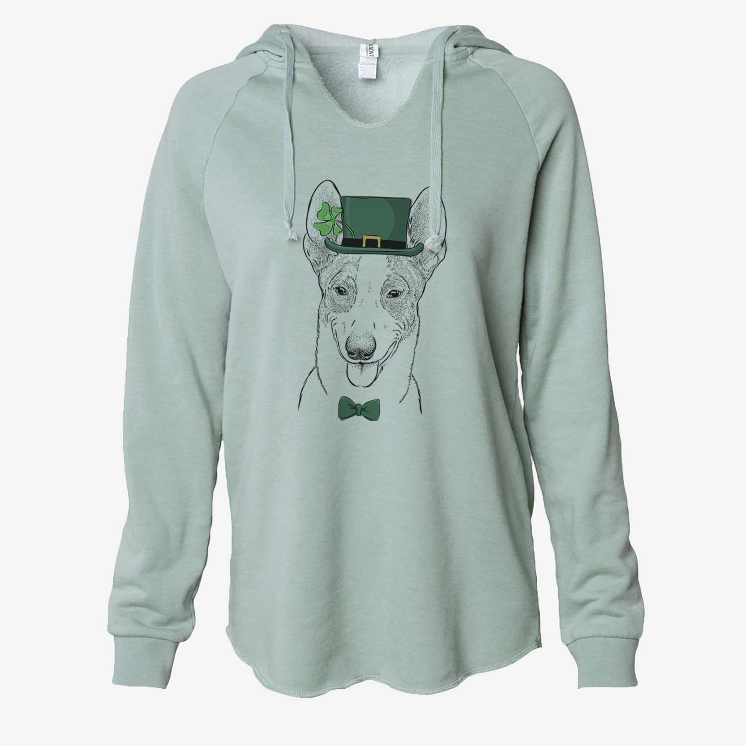 St. Patrick's Berlin the Carolina Dog - Cali Wave Hooded Sweatshirt - Image 6