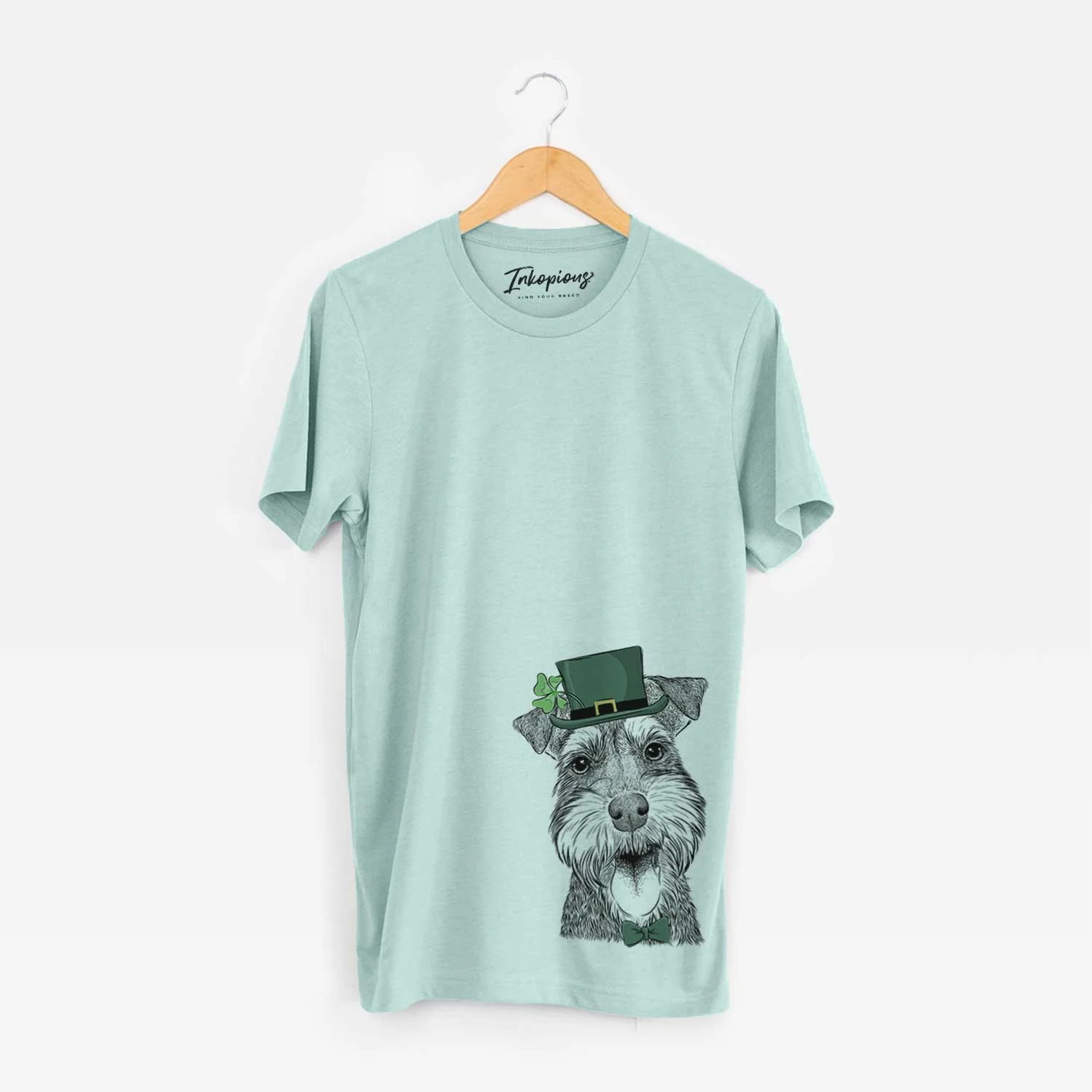 St. Patrick's Bernadette the Mini Schnauzer - Unisex Crewneck - Image 4