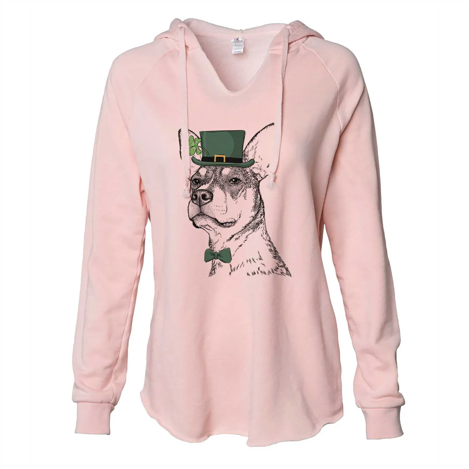 St. Patrick's Bill the Heeler Mix - Cali Wave Hooded Sweatshirt - Image 4