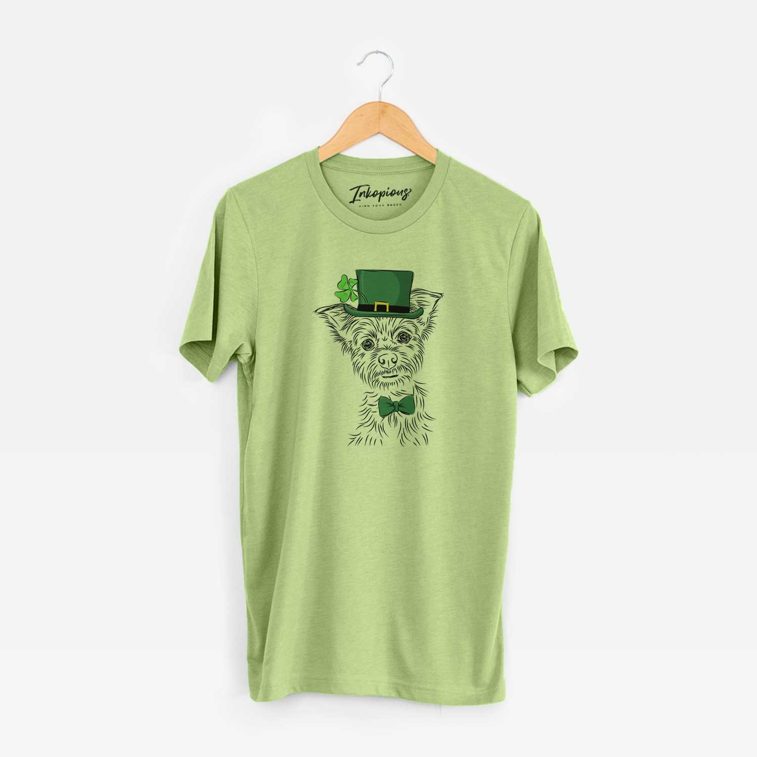 St. Patrick's Bingo the Yorkshire Terrier - Unisex Crewneck - Image 6