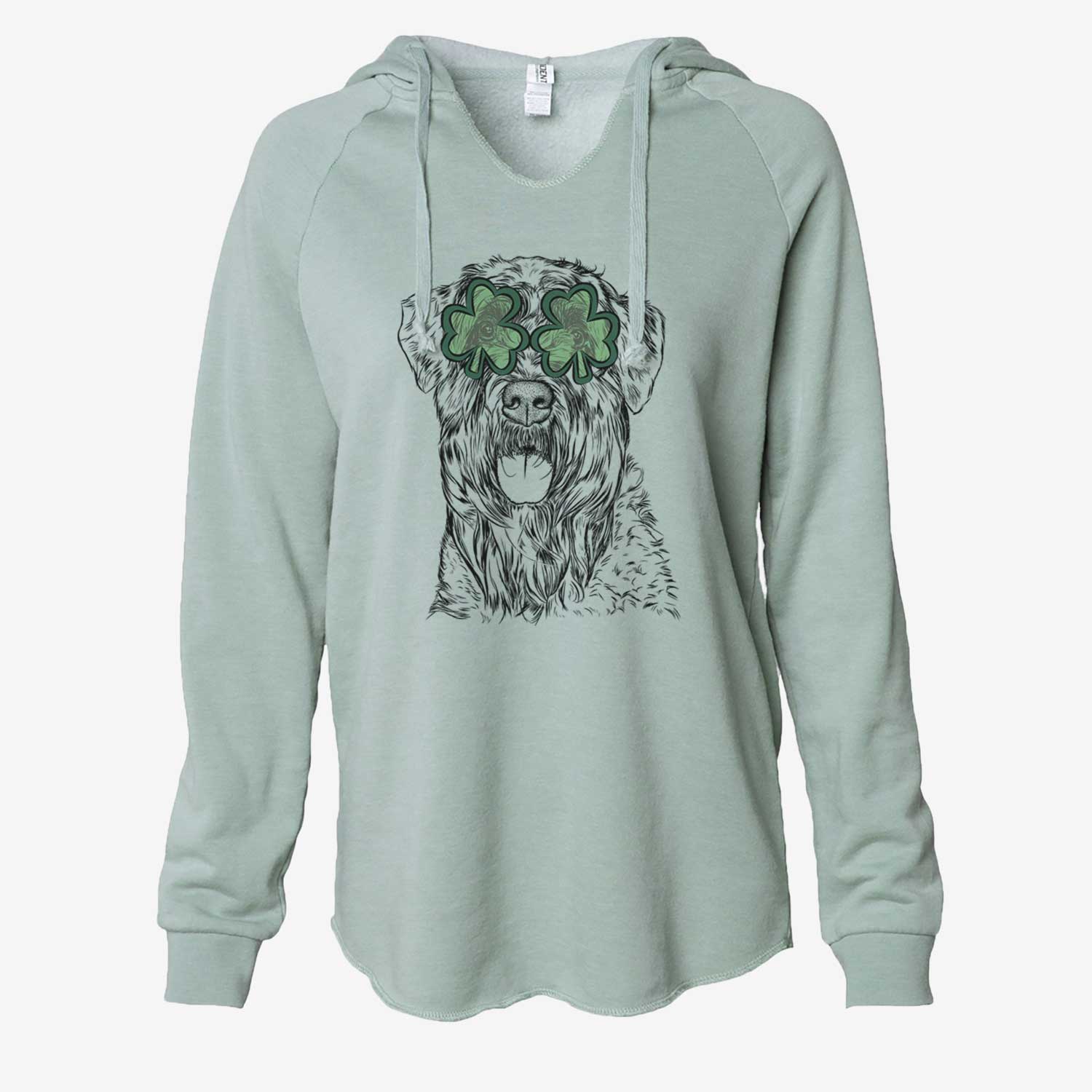 St. Patrick's Bonnie the Bouvier Des Flandres - Cali Wave Hooded Sweatshirt - Image 6