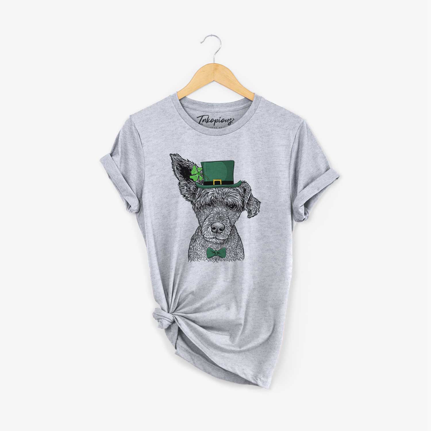 St. Patrick's Boodles the Schnauzer Mix - Unisex Crewneck - Image 5