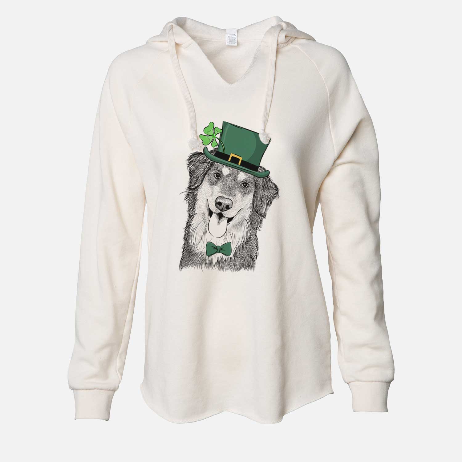 St. Patrick's Brodie the Golden Aussie - Cali Wave Hooded Sweatshirt - Image 7