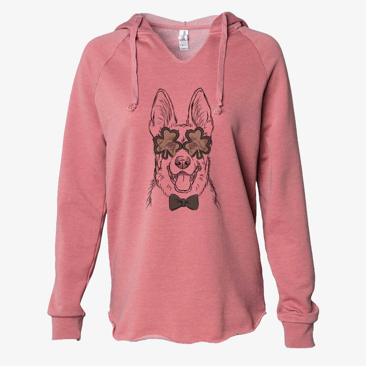 St. Patrick's Brutus the German Shepherd - Cali Wave Hooded Sweatshirt - Image 5