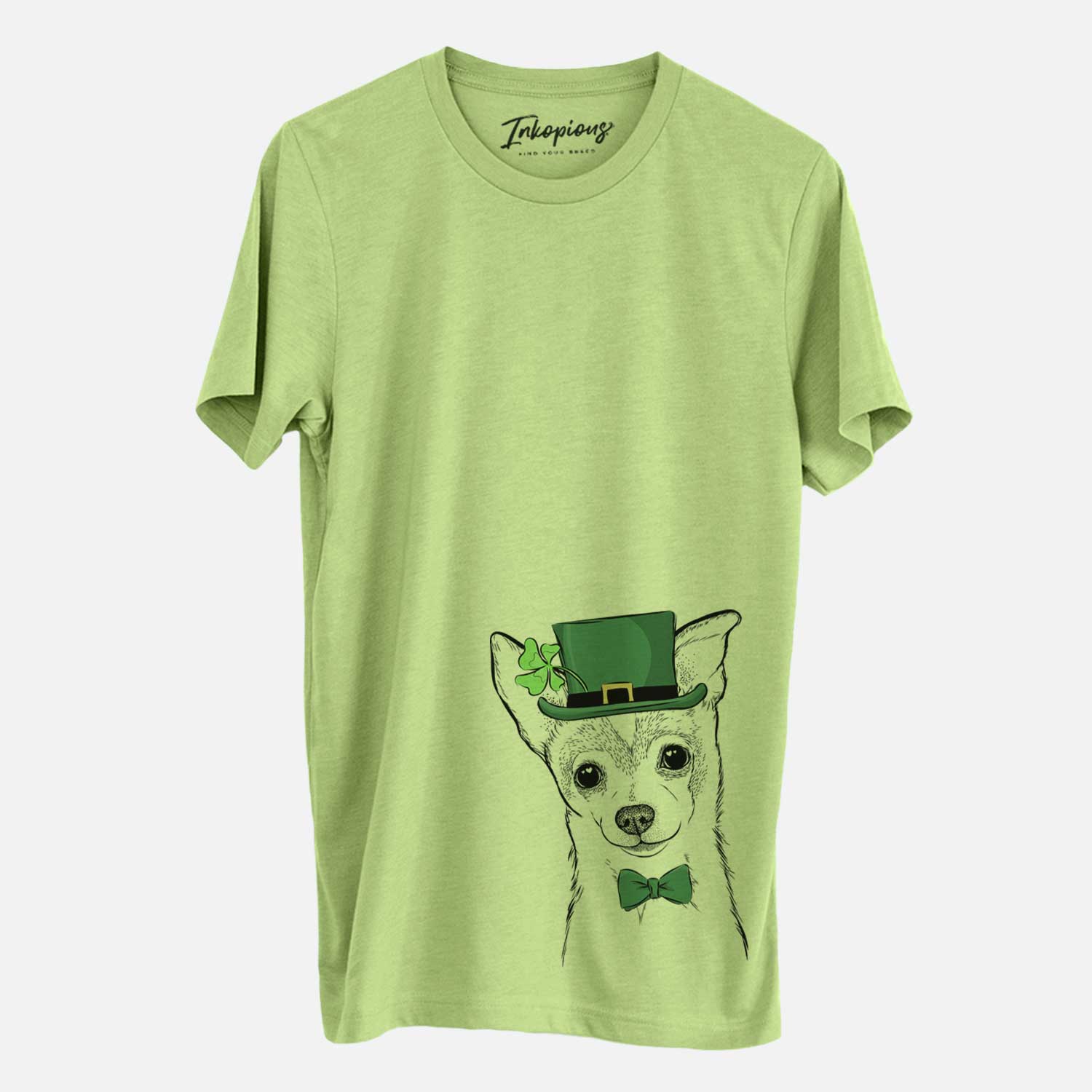 St. Patrick's Buggy the Chihuahua - Unisex Crewneck - Image 3