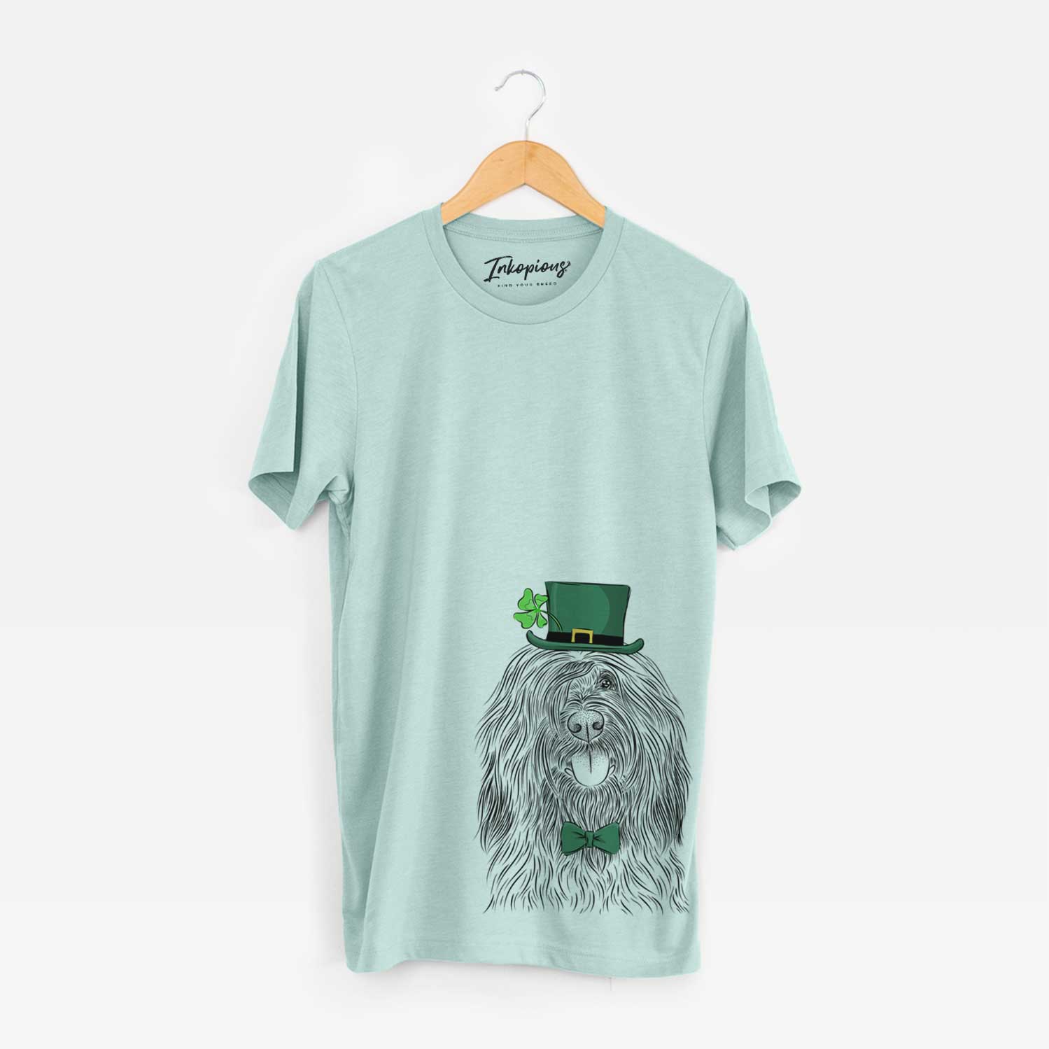 St. Patrick's Bundy the Briard - Unisex Crewneck - Image 4