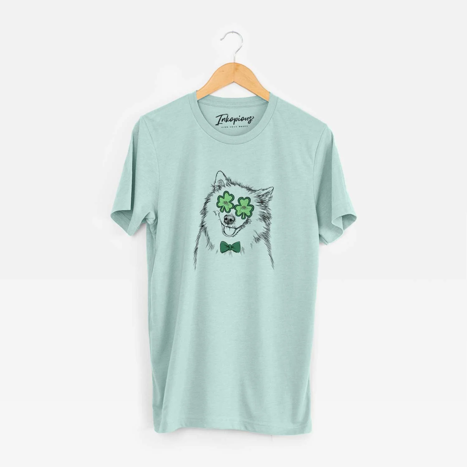 St. Patrick's Caico the Samoyed - Unisex Crewneck - Image 7
