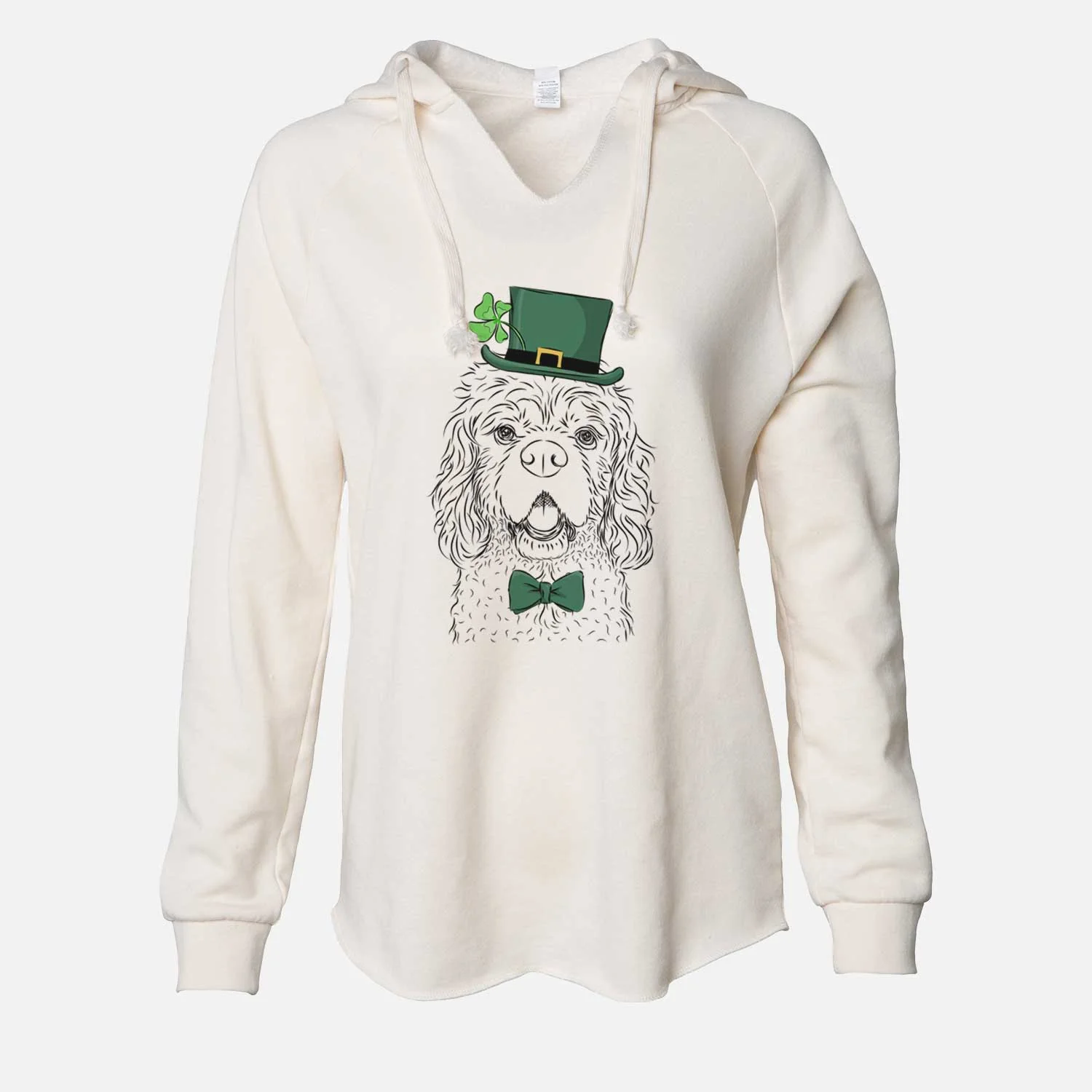 St. Patrick's Casey the American Cocker Spaniel - Cali Wave Hooded Sweatshirt - Image 7