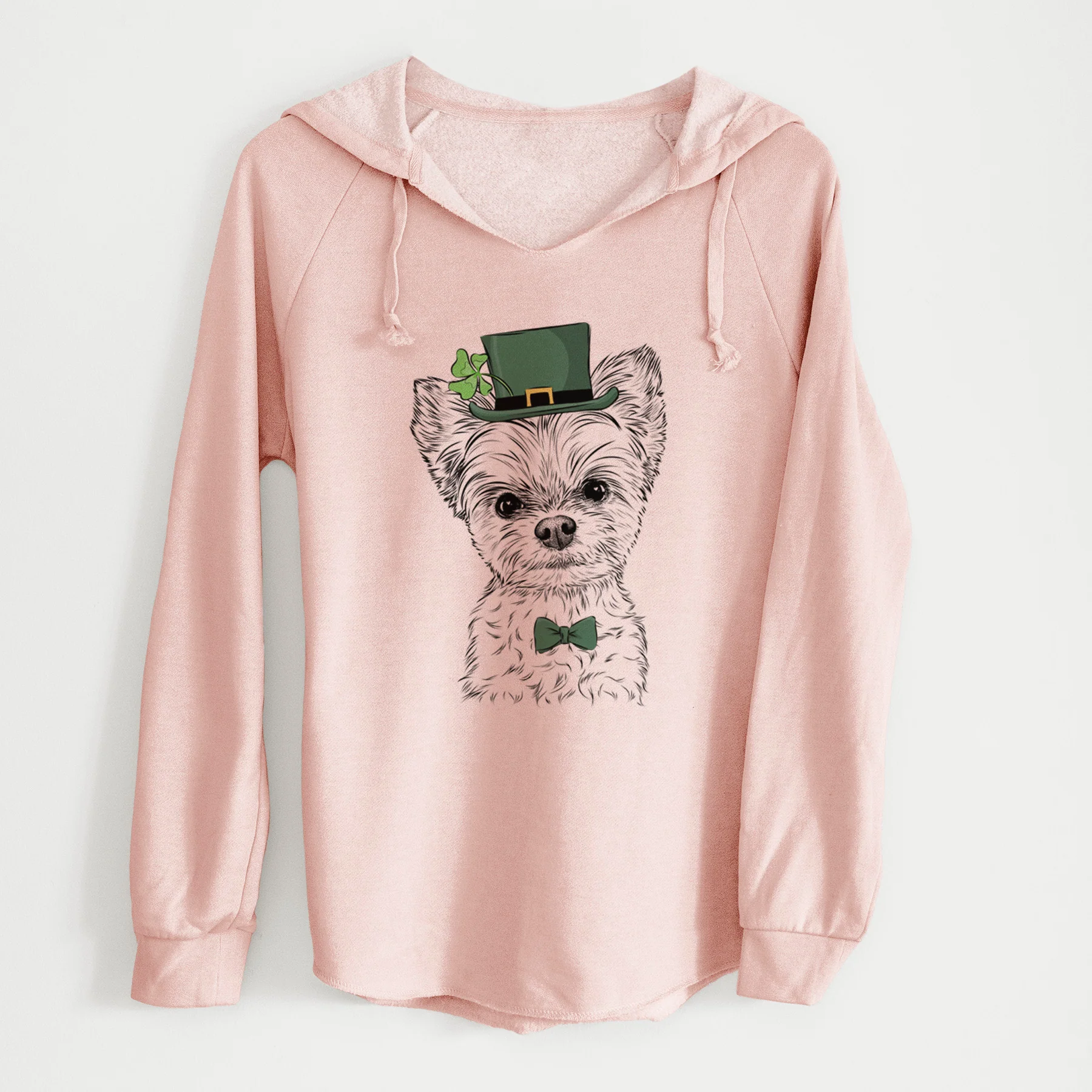 St. Patrick's Chance the Yapper the Yorkshire Terrier - Cali Wave Hooded Sweatshirt - Image 4