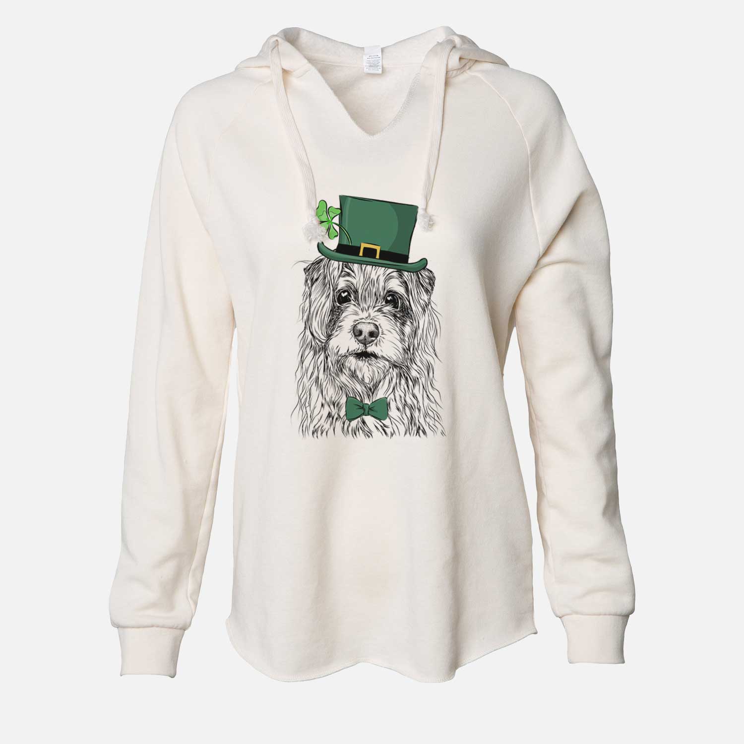 St. Patrick's Chester the Terrier Mix - Cali Wave Hooded Sweatshirt - Image 7