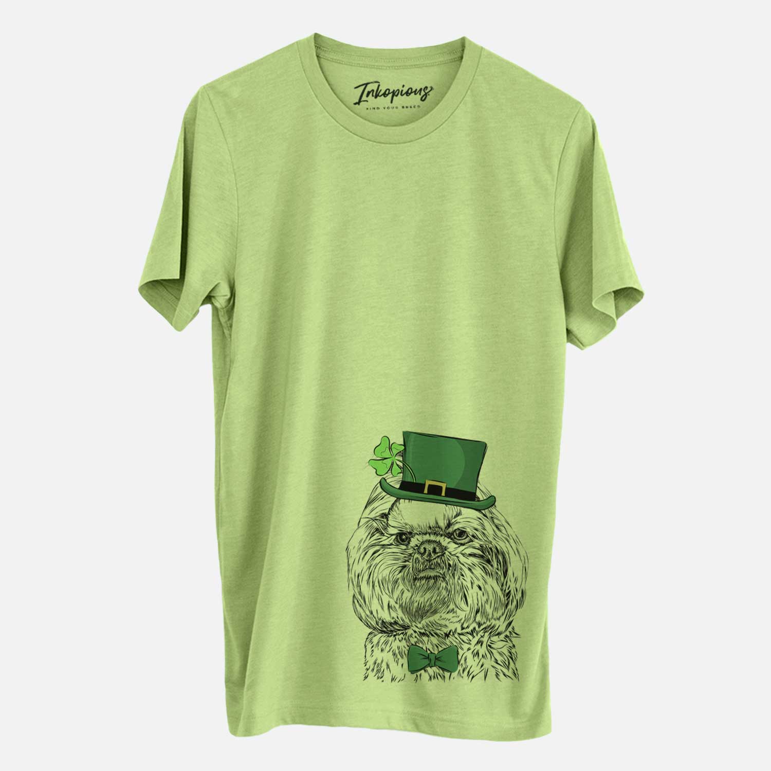 St. Patrick's Chewie the Shih Tzu - Unisex Crewneck - Image 3