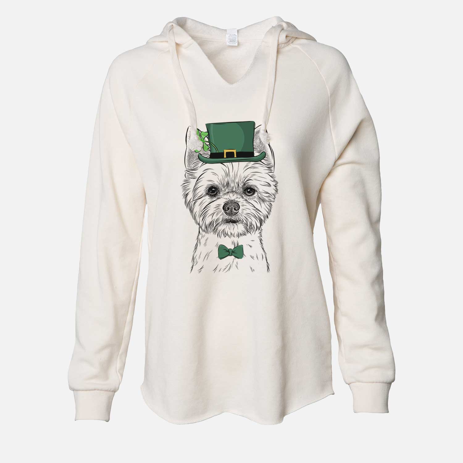 St. Patrick's Chewy the Yorkshire Terrier - Cali Wave Hooded Sweatshirt - Image 7
