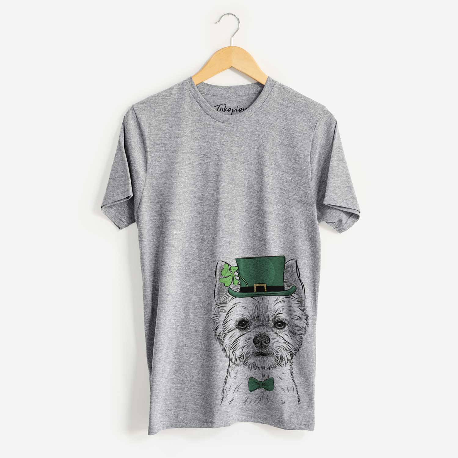 St. Patrick's Chewy the Yorkshire Terrier - Unisex Crewneck - Image 2