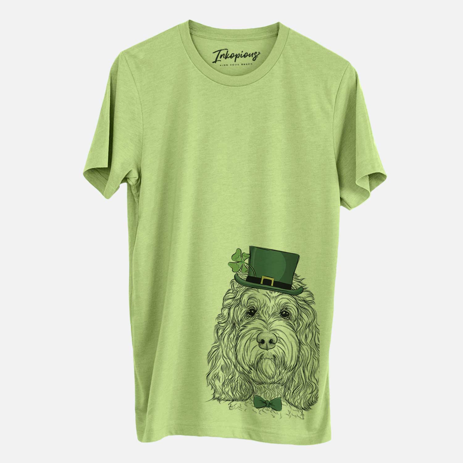 St. Patrick's Chloe the Cockapoo - Unisex Crewneck - Image 3