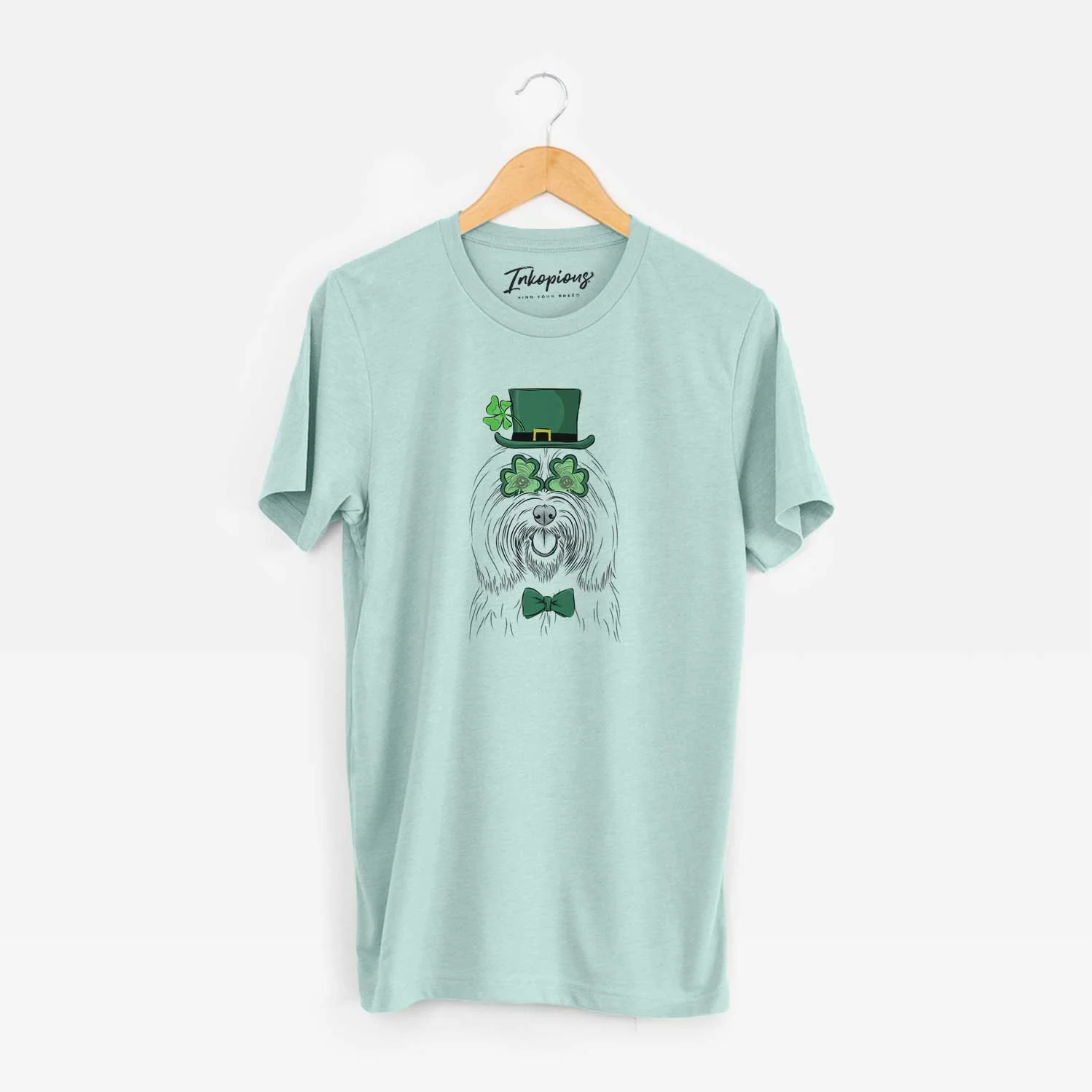 St. Patrick's Claude the Coton de Tulear - Unisex Crewneck - Image 7
