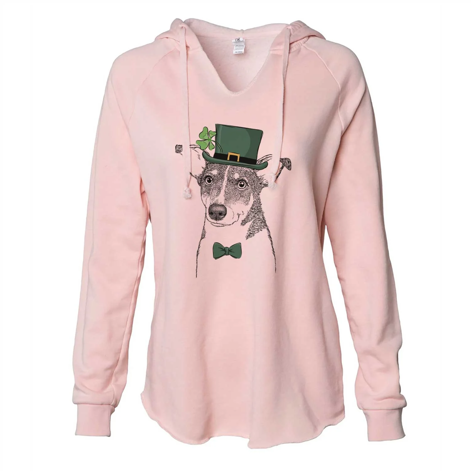 St. Patrick's Cleo the Terrier Mix - Cali Wave Hooded Sweatshirt - Image 4